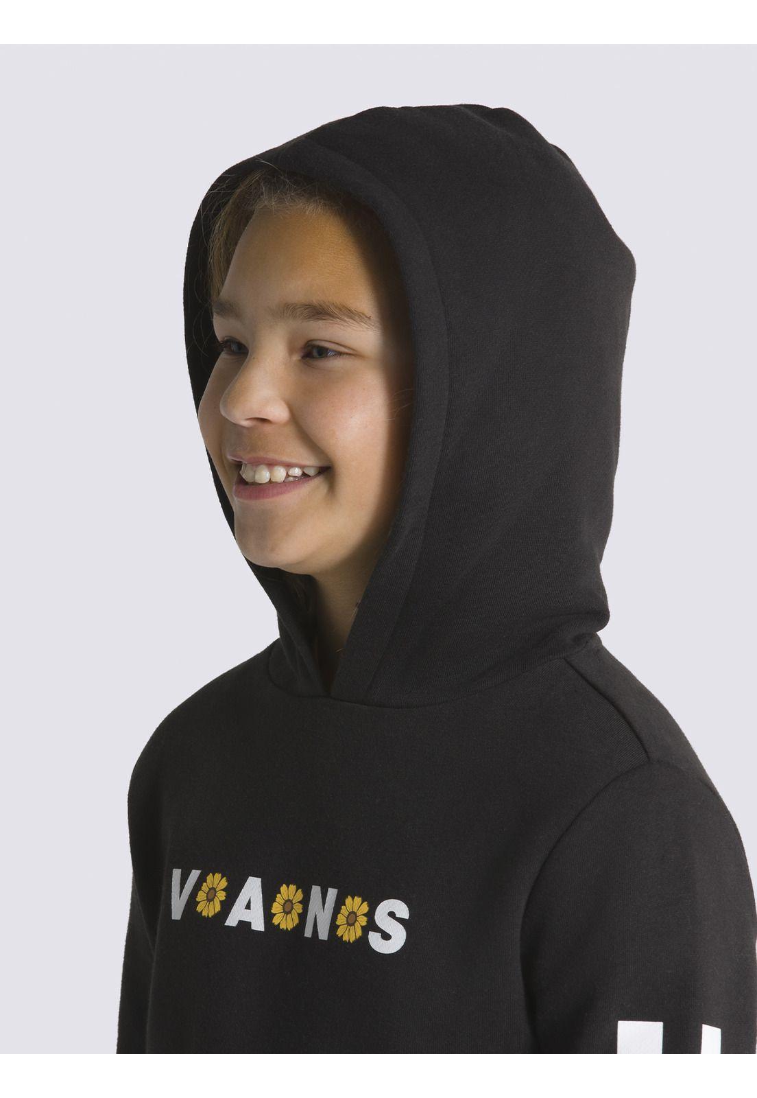 Polerón Sunfloral Hoodie Negro Niño-4