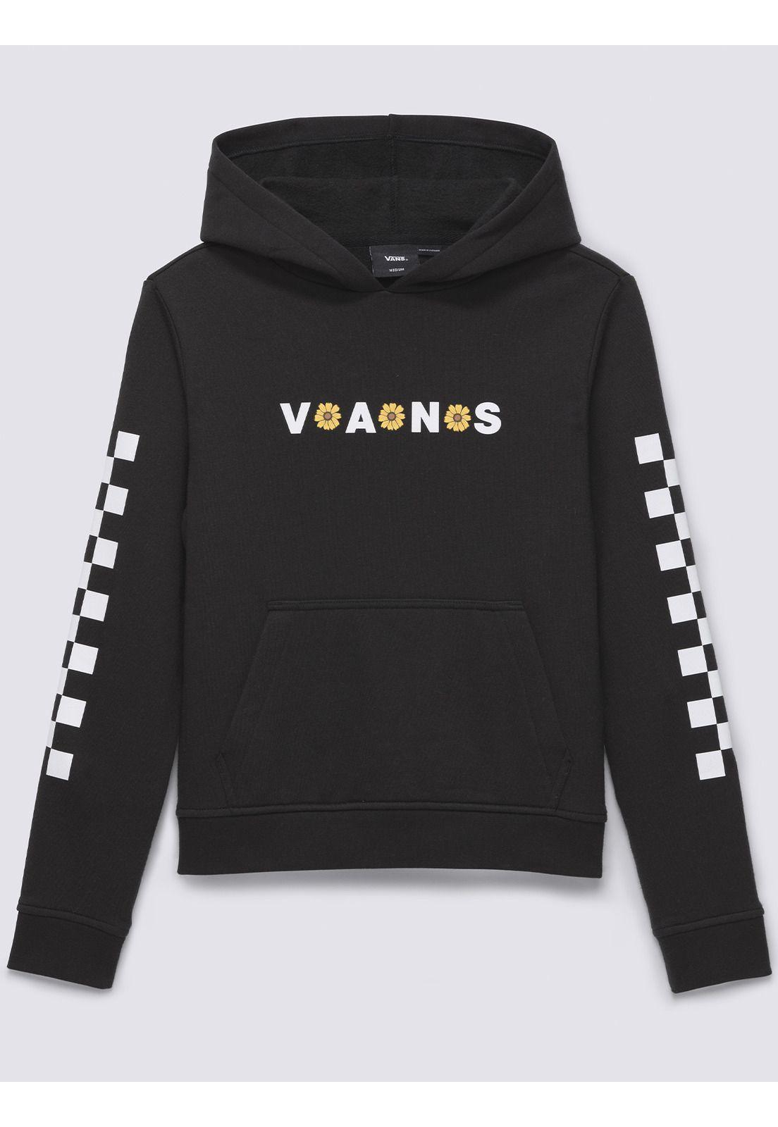 Polerón Sunfloral Hoodie Negro Niño-5