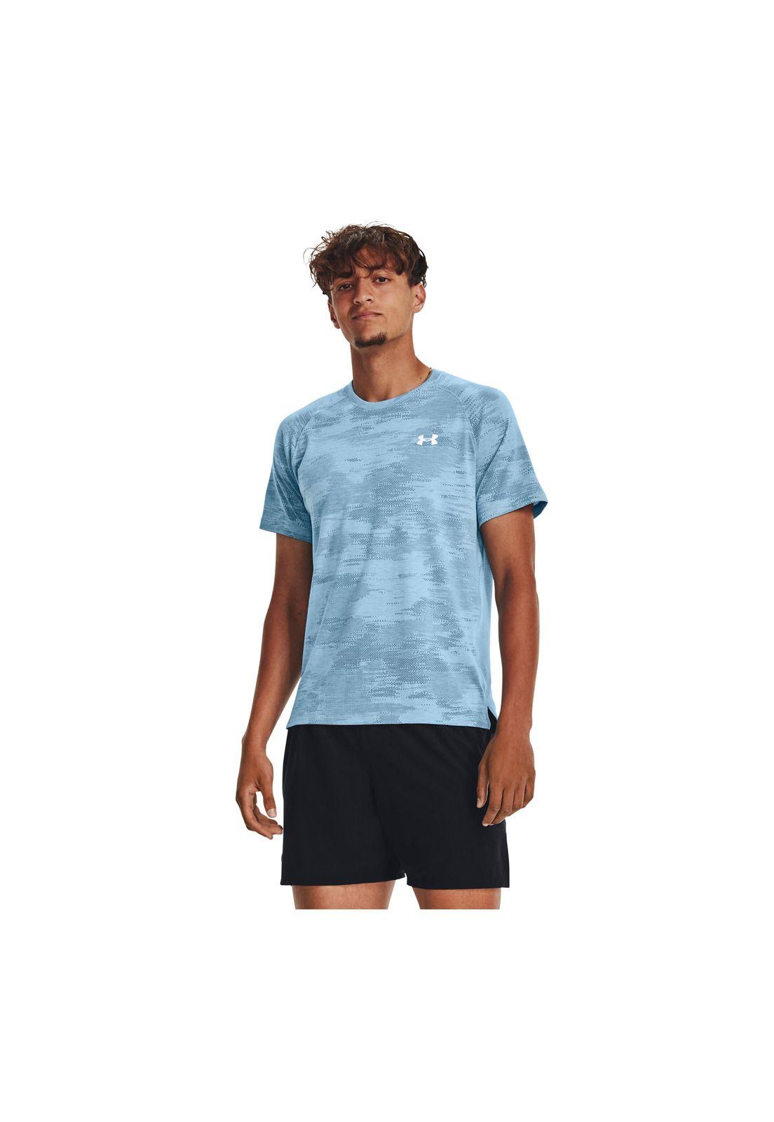 Polera Streaker hombre Azul-3