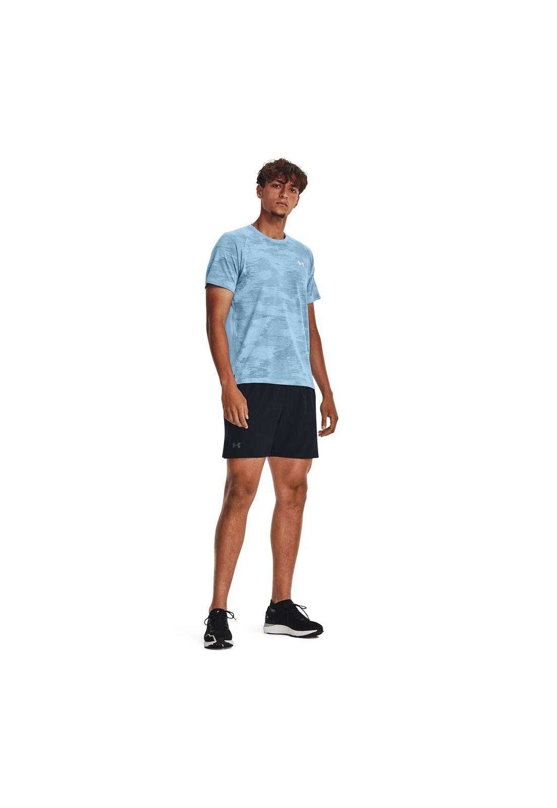 Polera Streaker hombre Azul-5