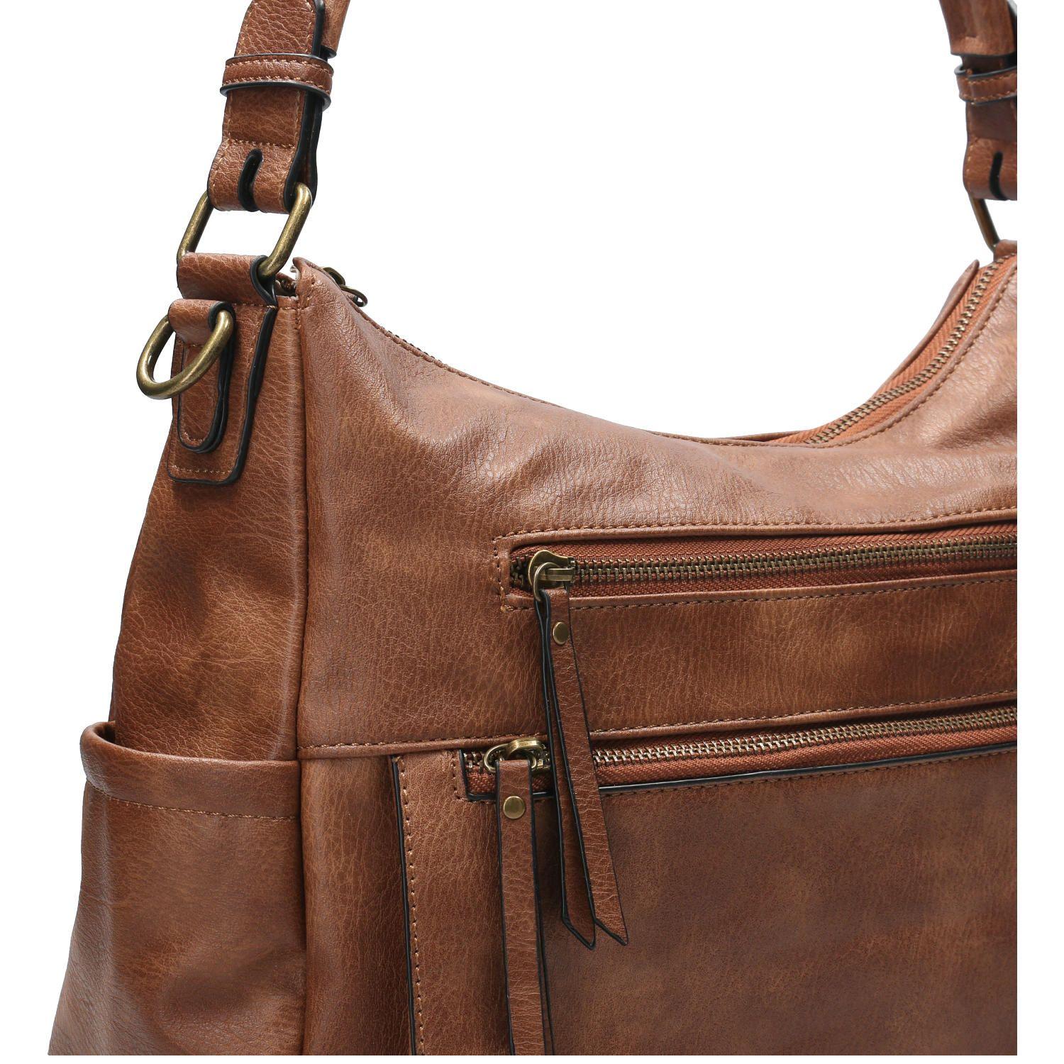 Cartera Mujer Eager Hobo Café-3