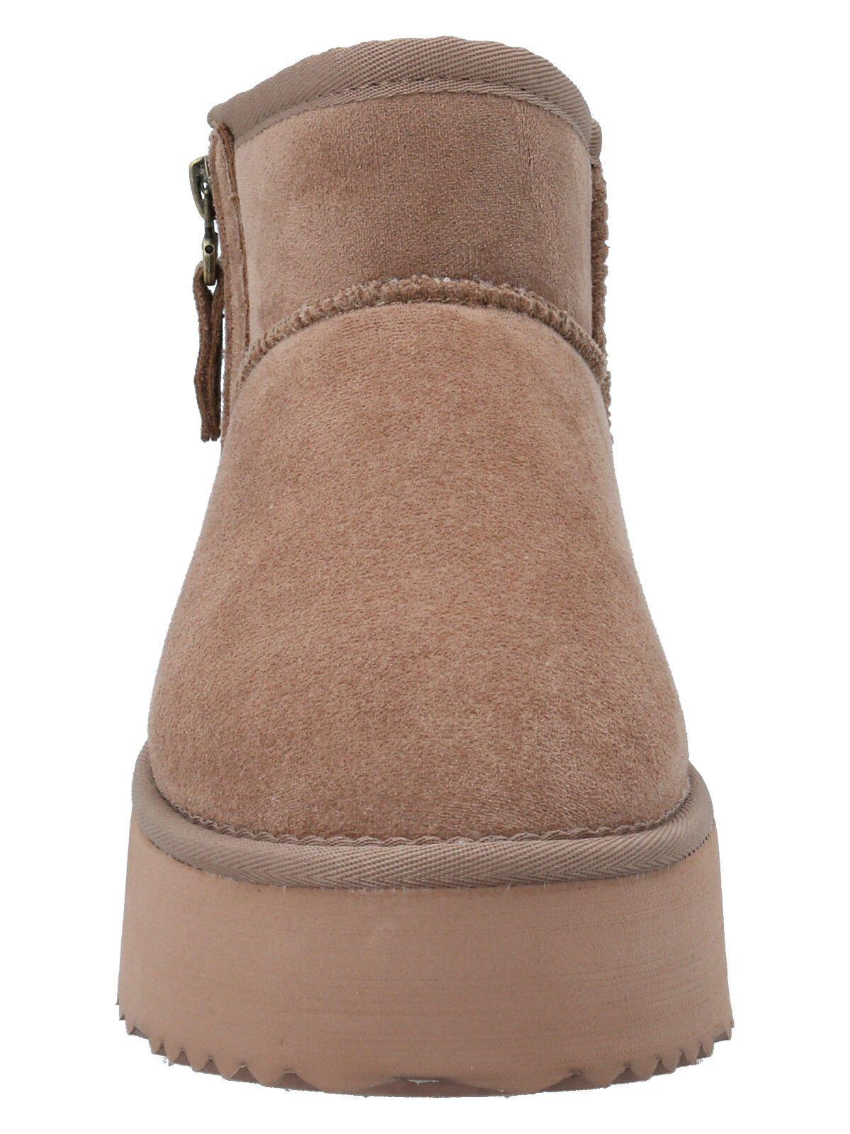 Botín Mujer Freeze Cognac-3