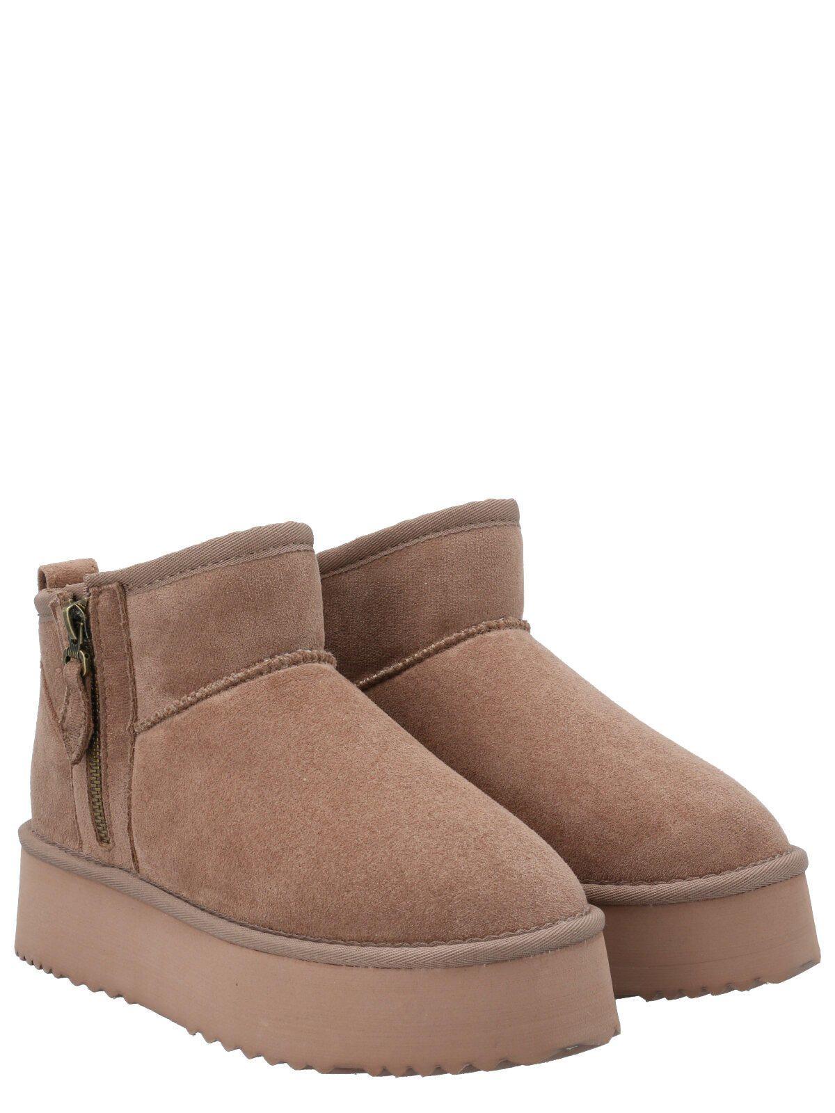 Botín Mujer Freeze Cognac-8