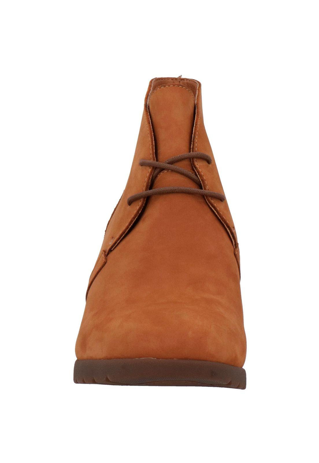 Botin Mujer Cuero Glen Café-2