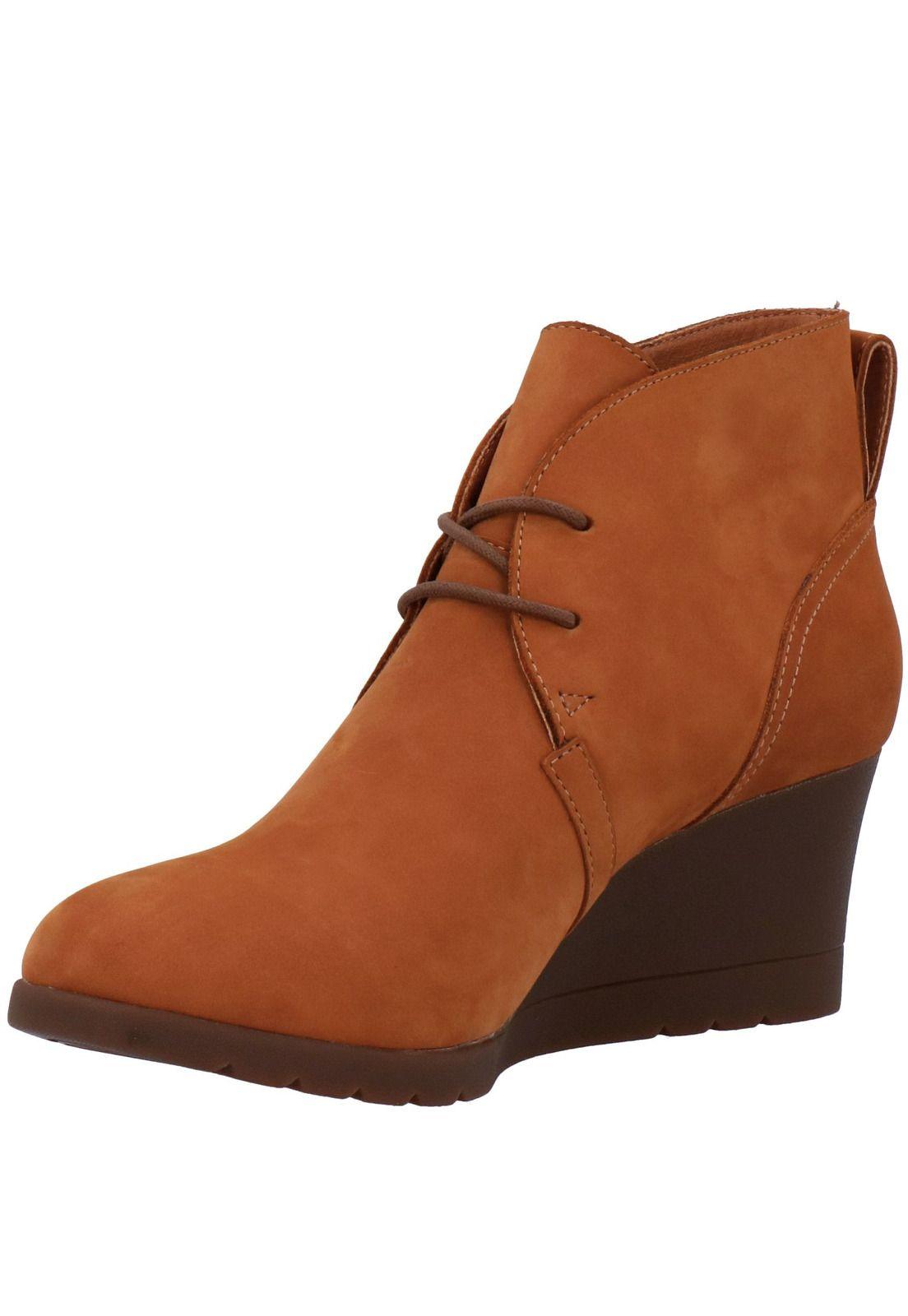 Botin Mujer Cuero Glen Café-3