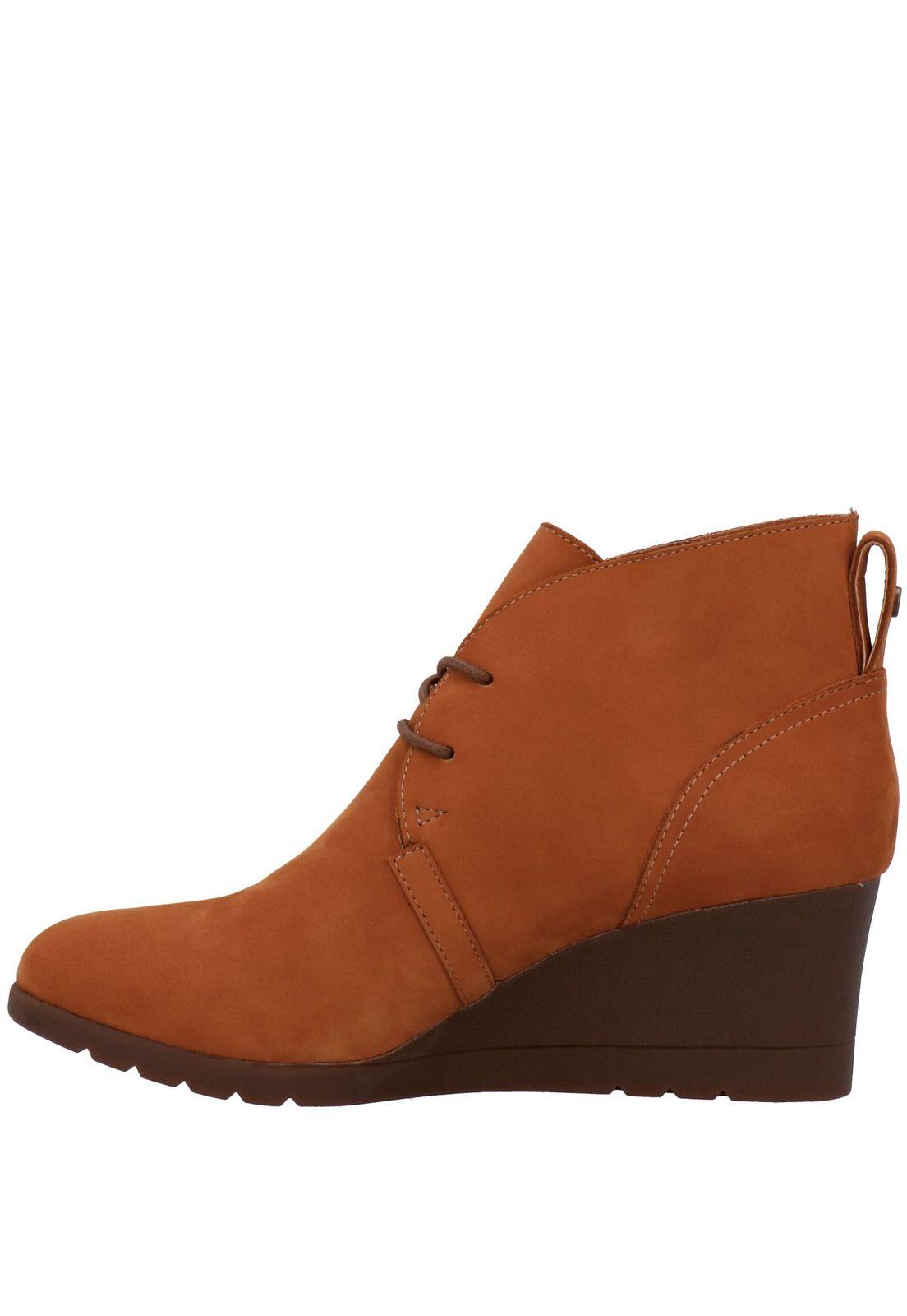 Botin Mujer Cuero Glen Café-4