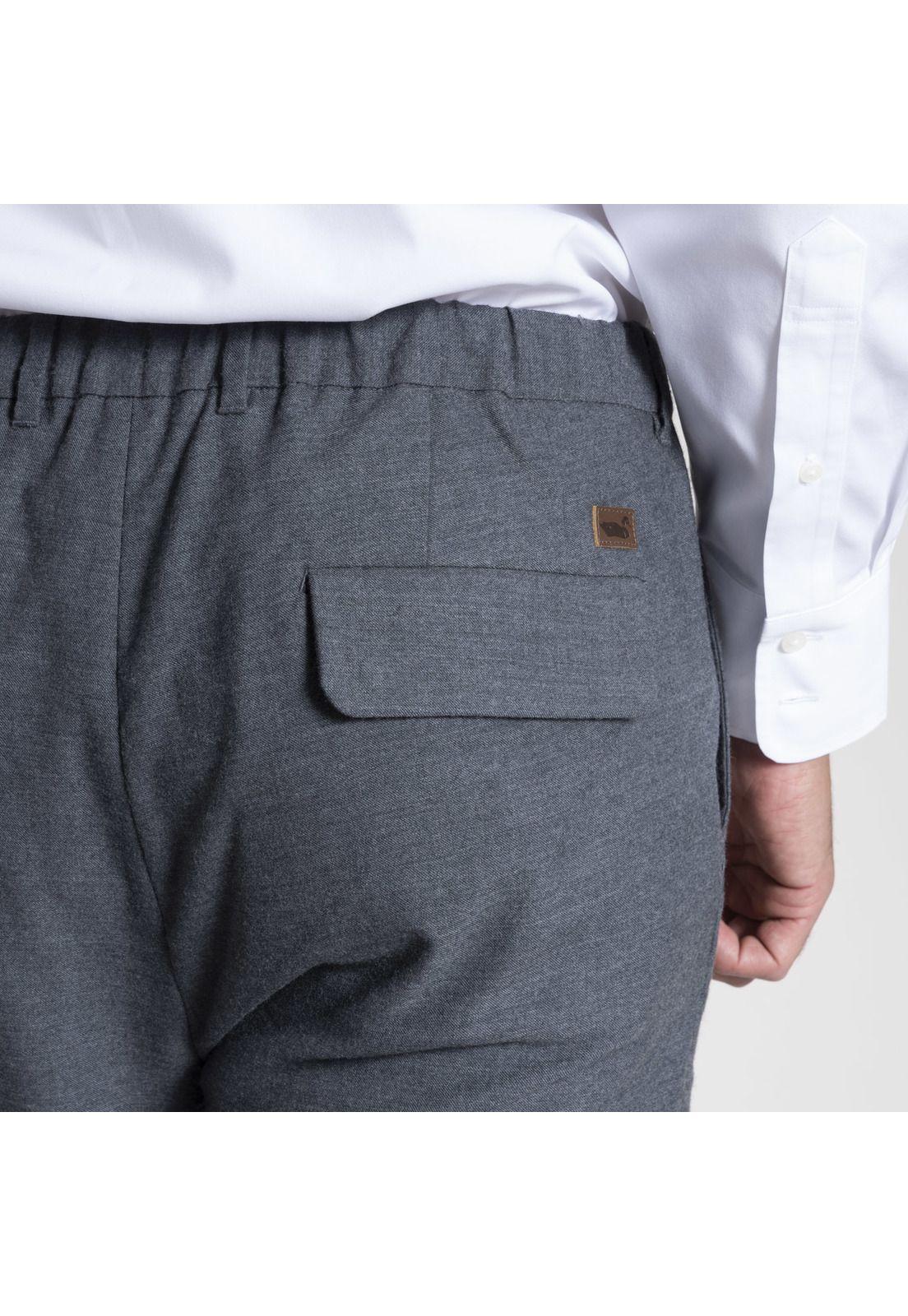 Pantalon Masculino Franel Lana Grafito-4