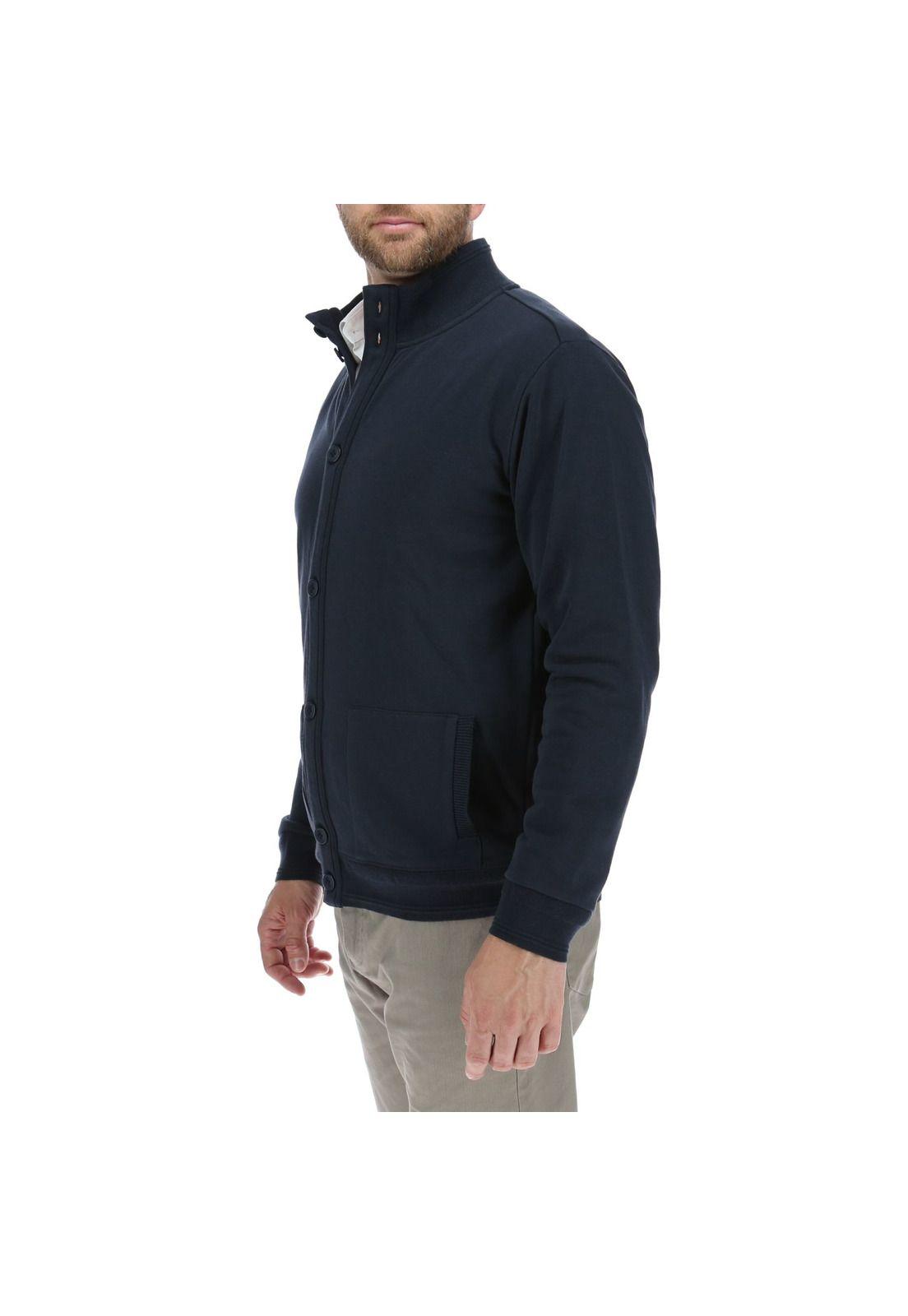 Poleron Hombre Button Azul-1