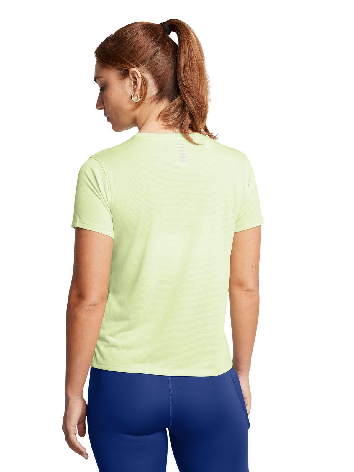 Polera manga corta Launch para mujer Verde-4