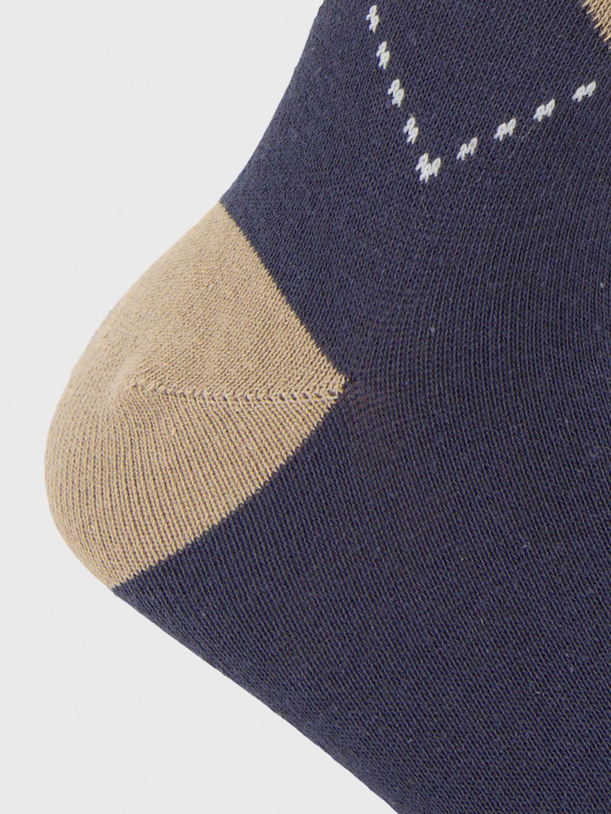 Calcetin Algodón Hombre C Diamond Azul-2