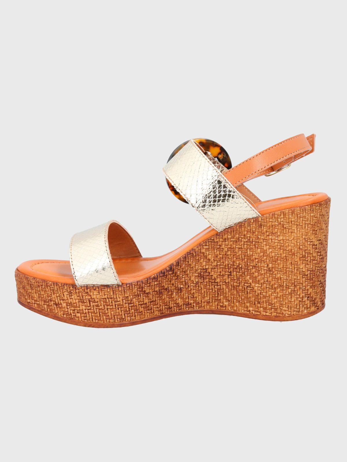 Sandalia Dorado Mujer Gina -1