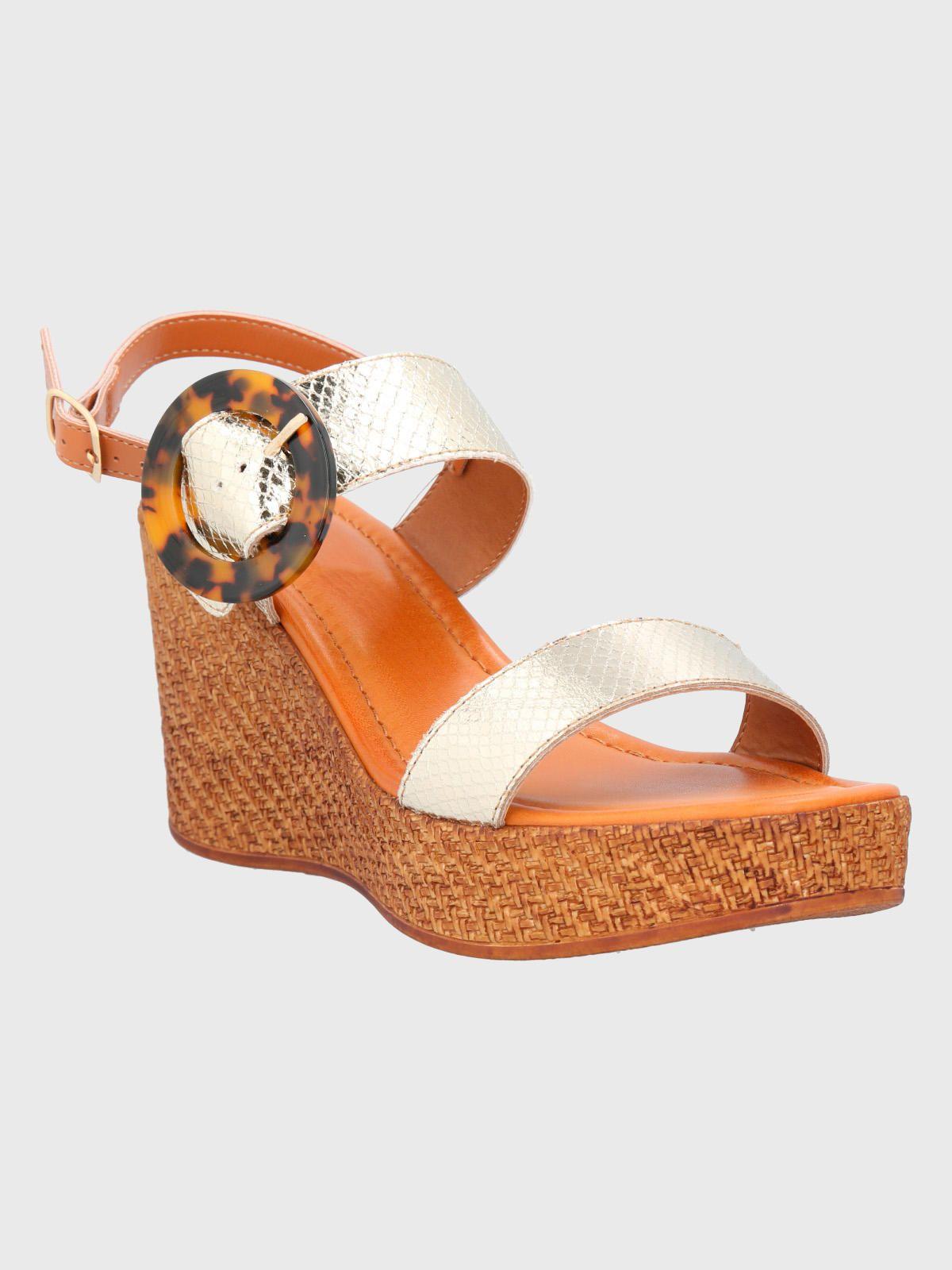 Sandalia Dorado Mujer Gina -3