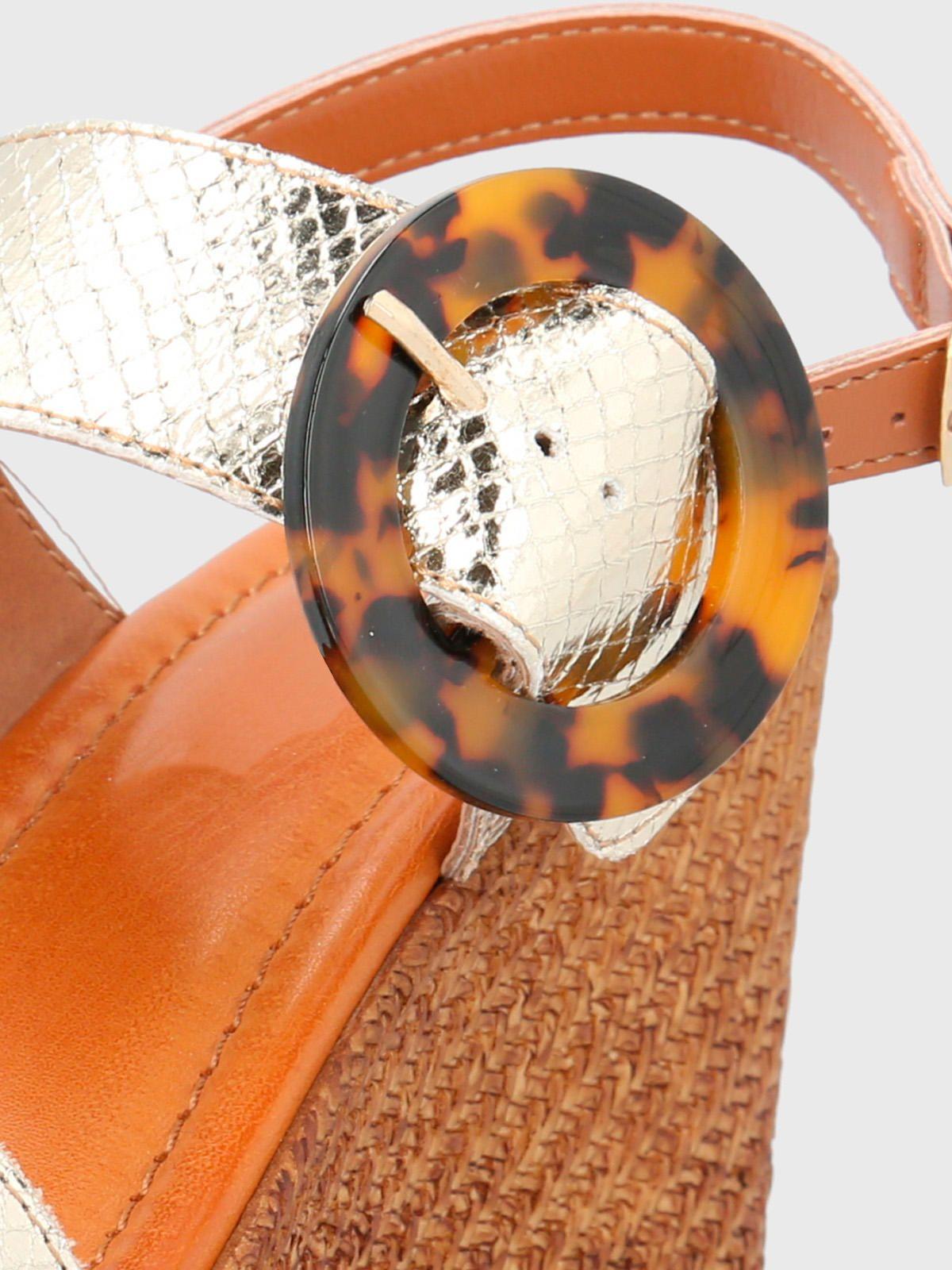 Sandalia Dorado Mujer Gina -6