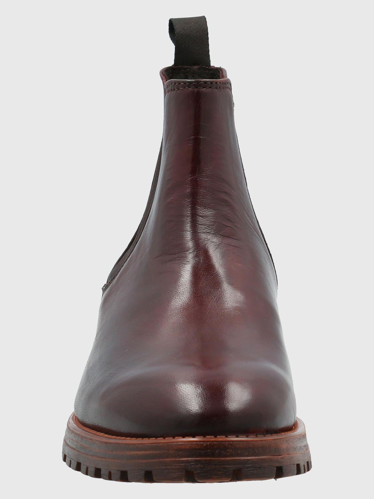 Botín Cuero Hombre Montena Burdeo-3