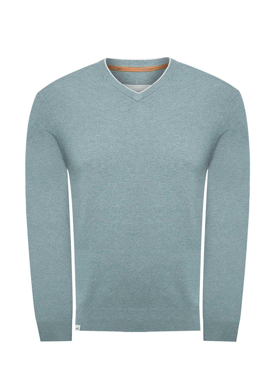 Sweater Fibras Recic Hombre Angriv Celeste-0