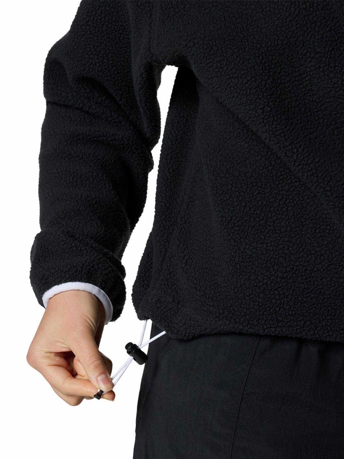 Polar Mujer Helvetia Snap Fleece Negro-4