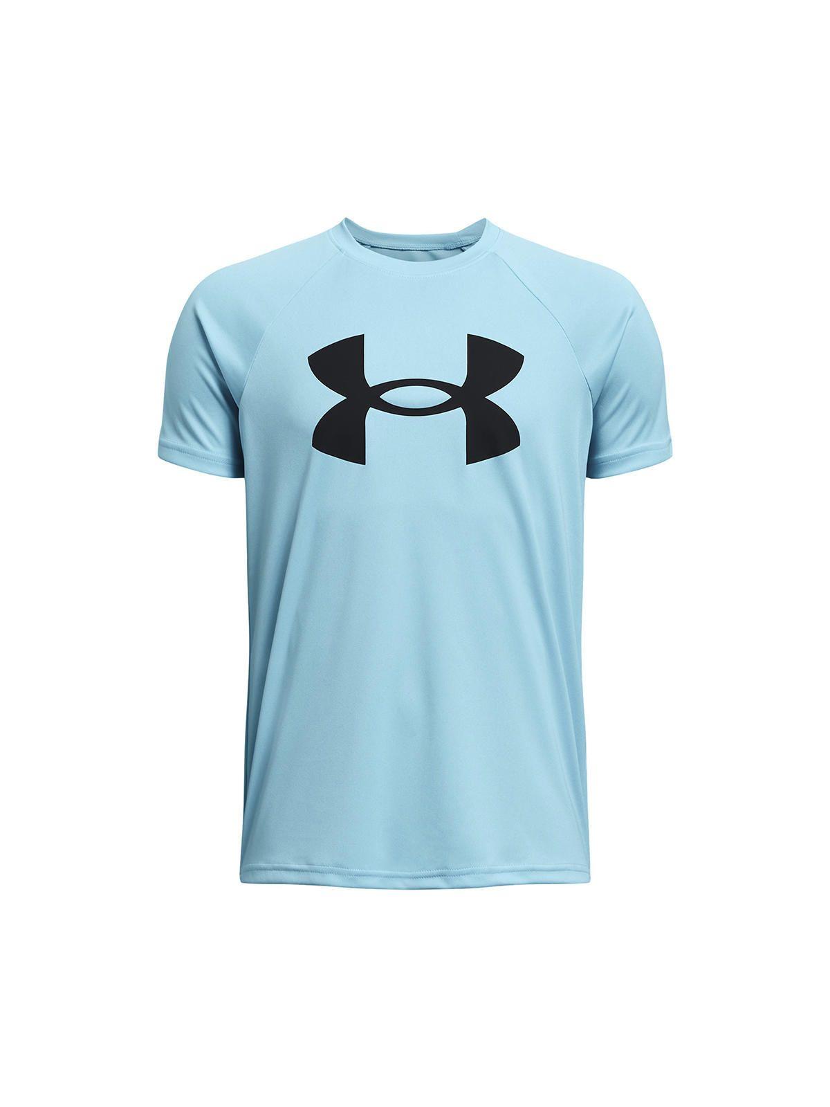 Polera Big Logo UA Tech niño Azul-0