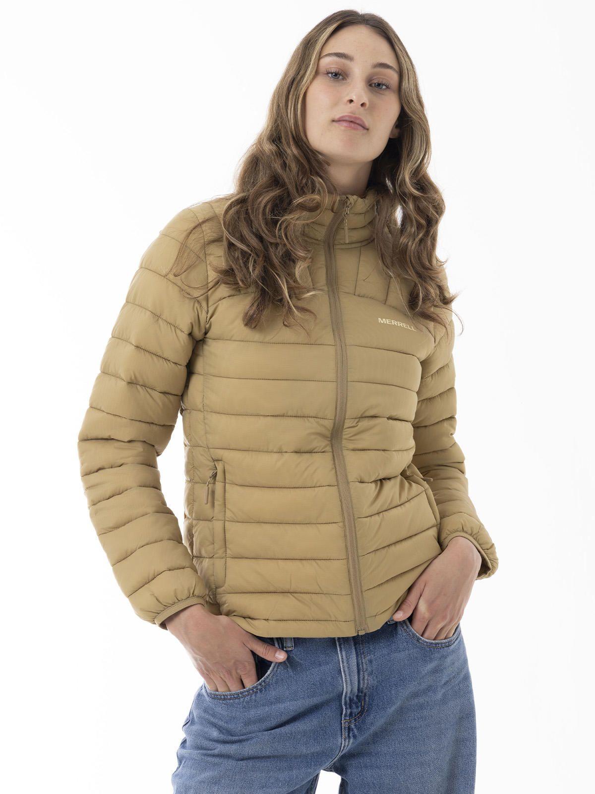 Parka Mujer Core Quilted Mostaza-3