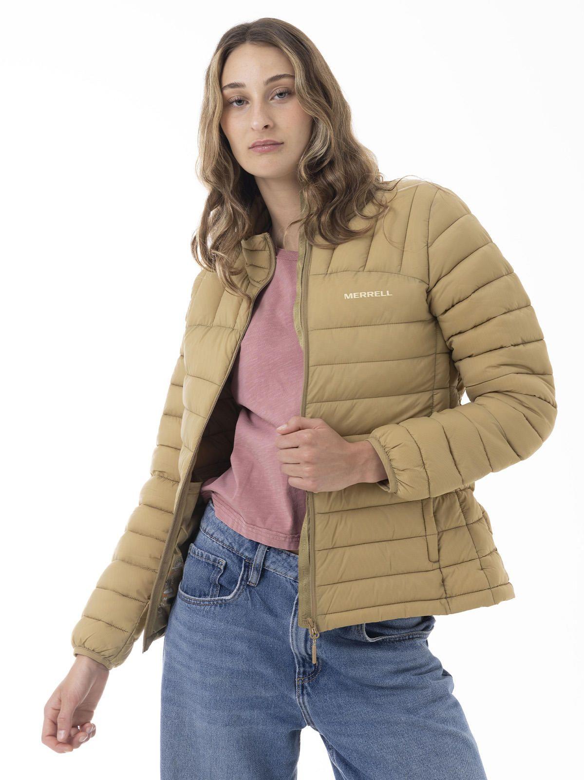 Parka Mujer Core Quilted Mostaza-4