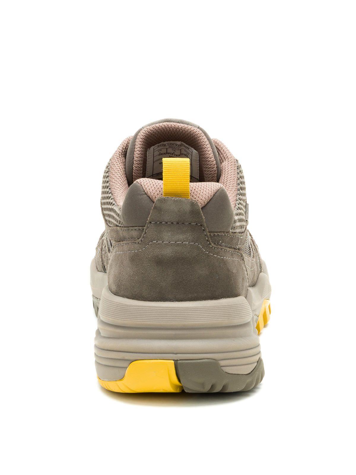 Zapatilla Cuero Hombre Grapple Suede Mesh Gris-4