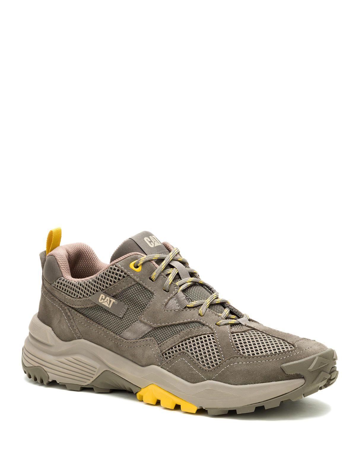 Zapatilla Cuero Hombre Grapple Suede Mesh Gris-0