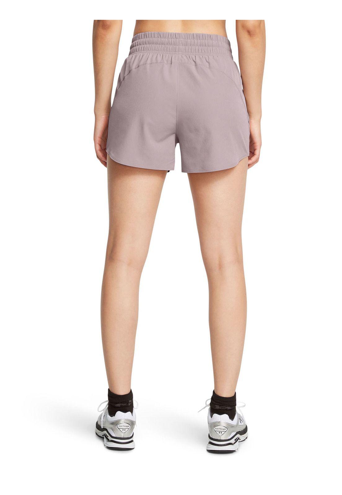 Shorts UA Vanish de 3" para mujer Gris-4