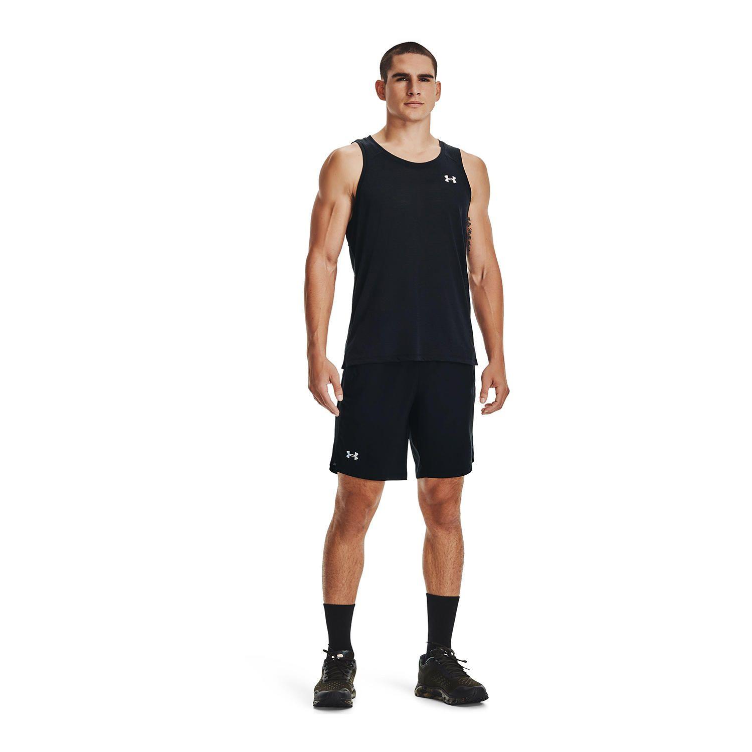 Polera Hombre Ua Streaker Singlet Negro-4