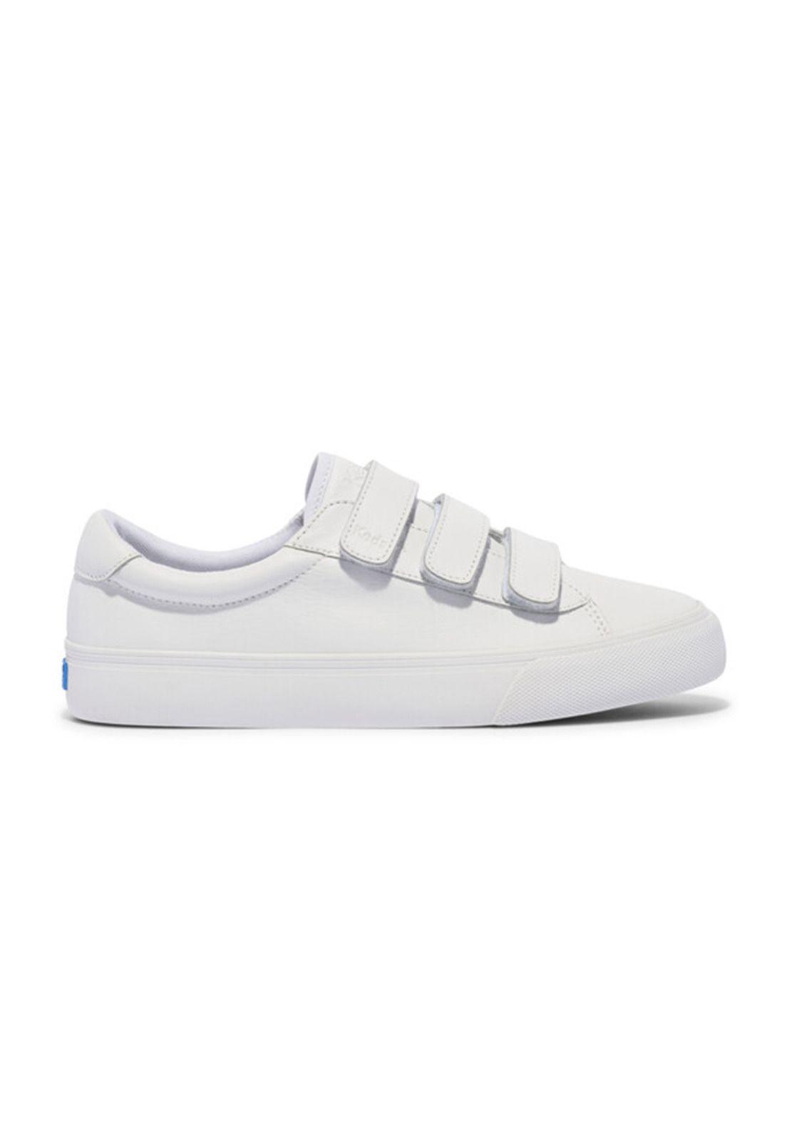 Zapatilla Cuero Blanca Mujer Jump Kick V -0