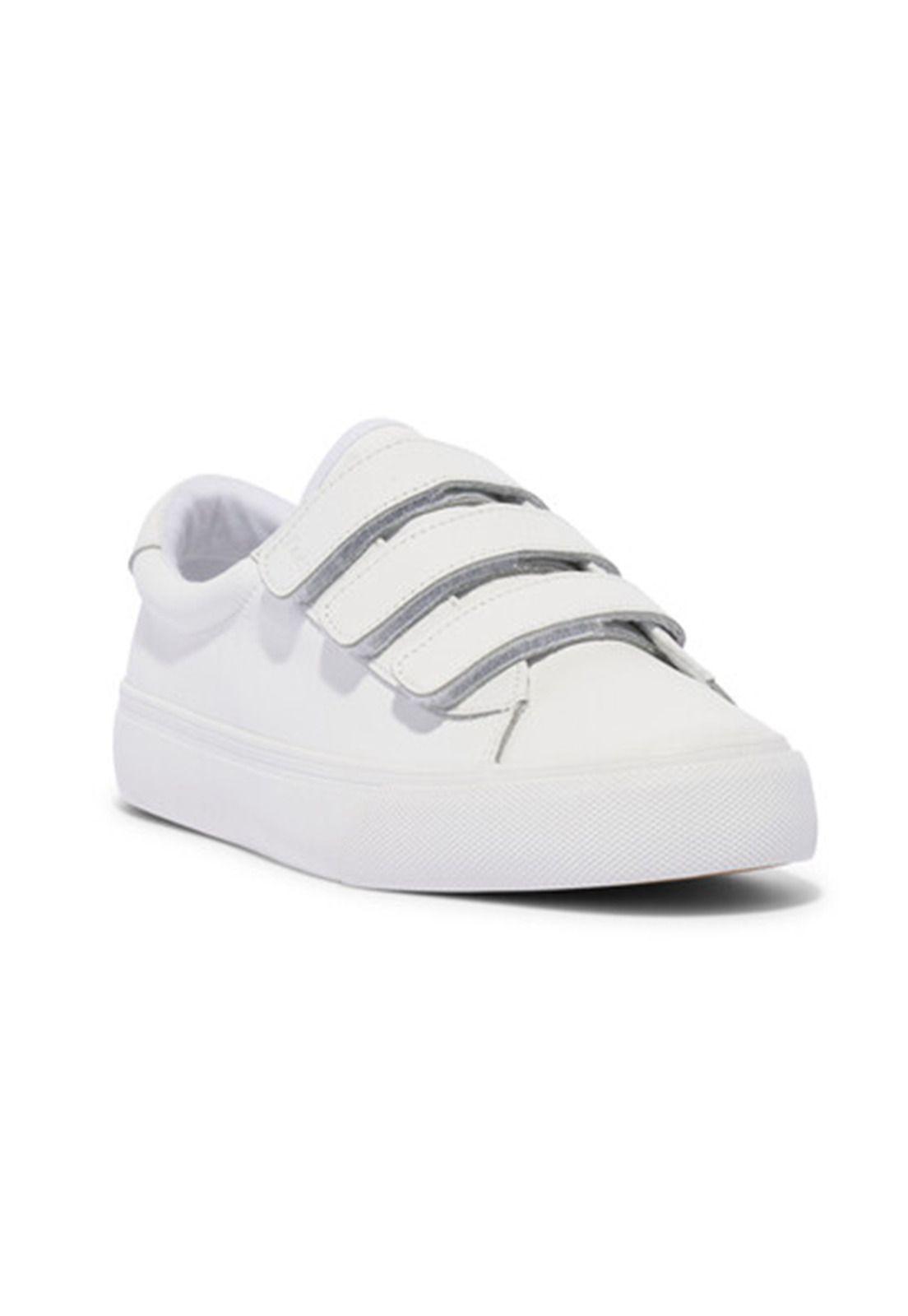 Zapatilla Cuero Blanca Mujer Jump Kick V -1