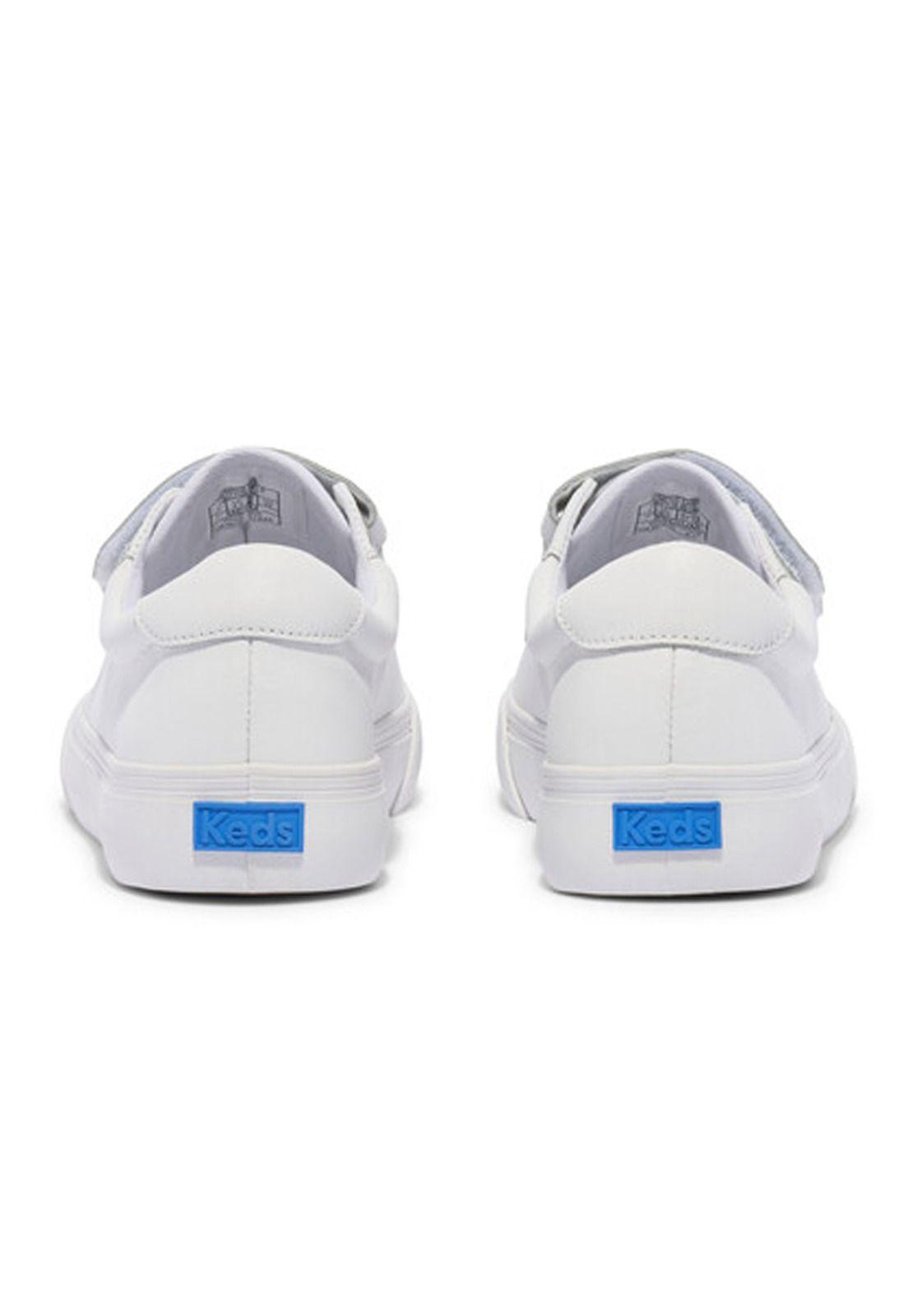 Zapatilla Cuero Blanca Mujer Jump Kick V -4