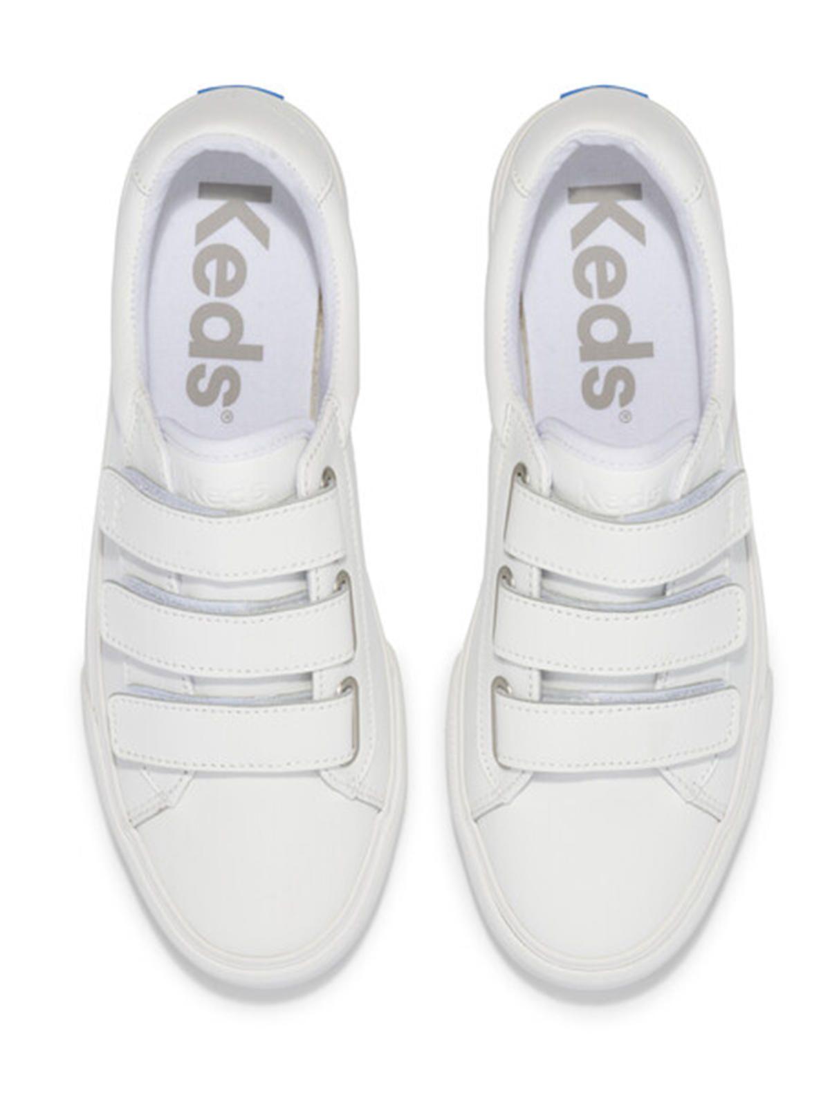 Zapatilla Cuero Blanca Mujer Jump Kick V -3