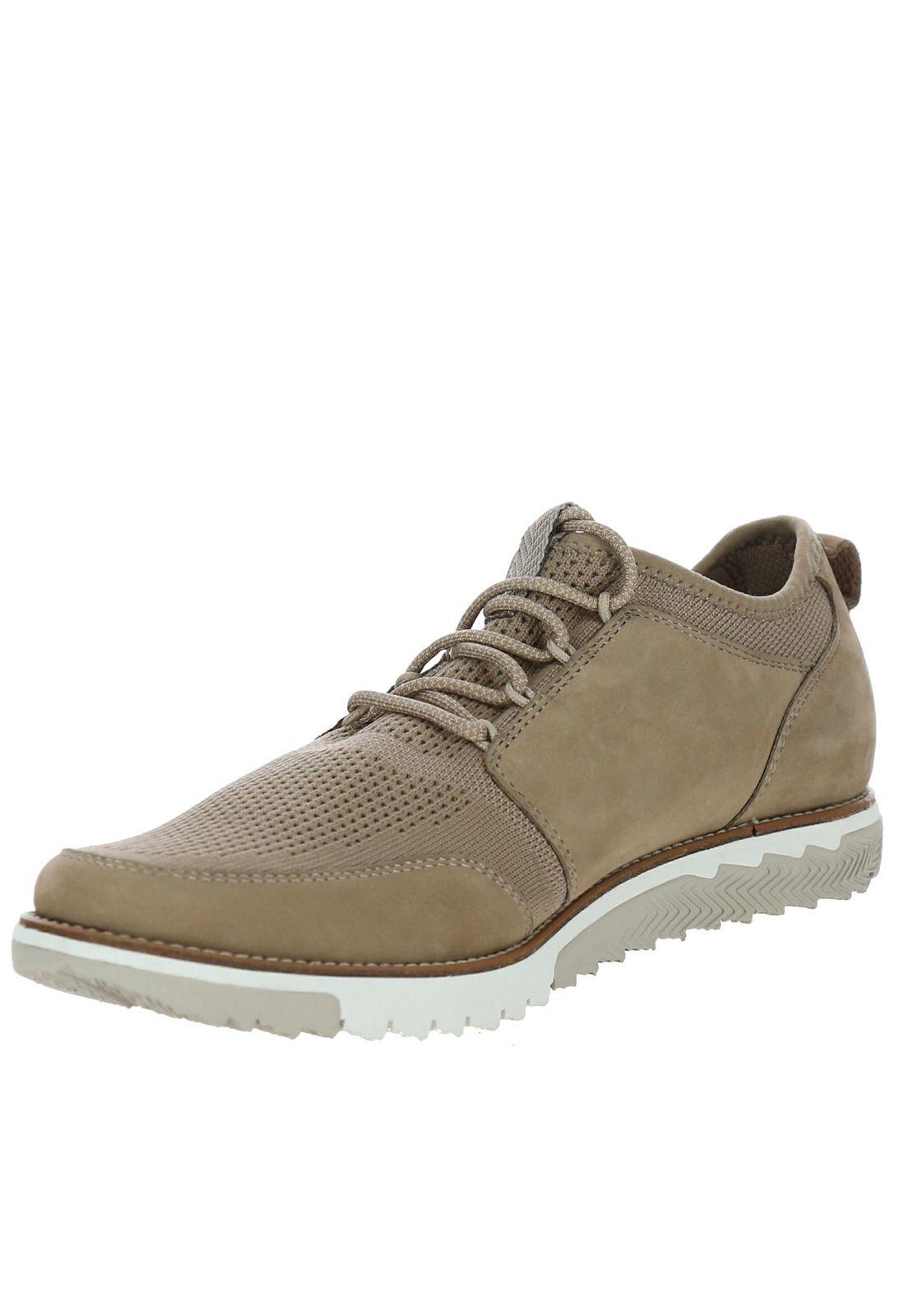 Zapato Cuero Expert Knit Taupe-1