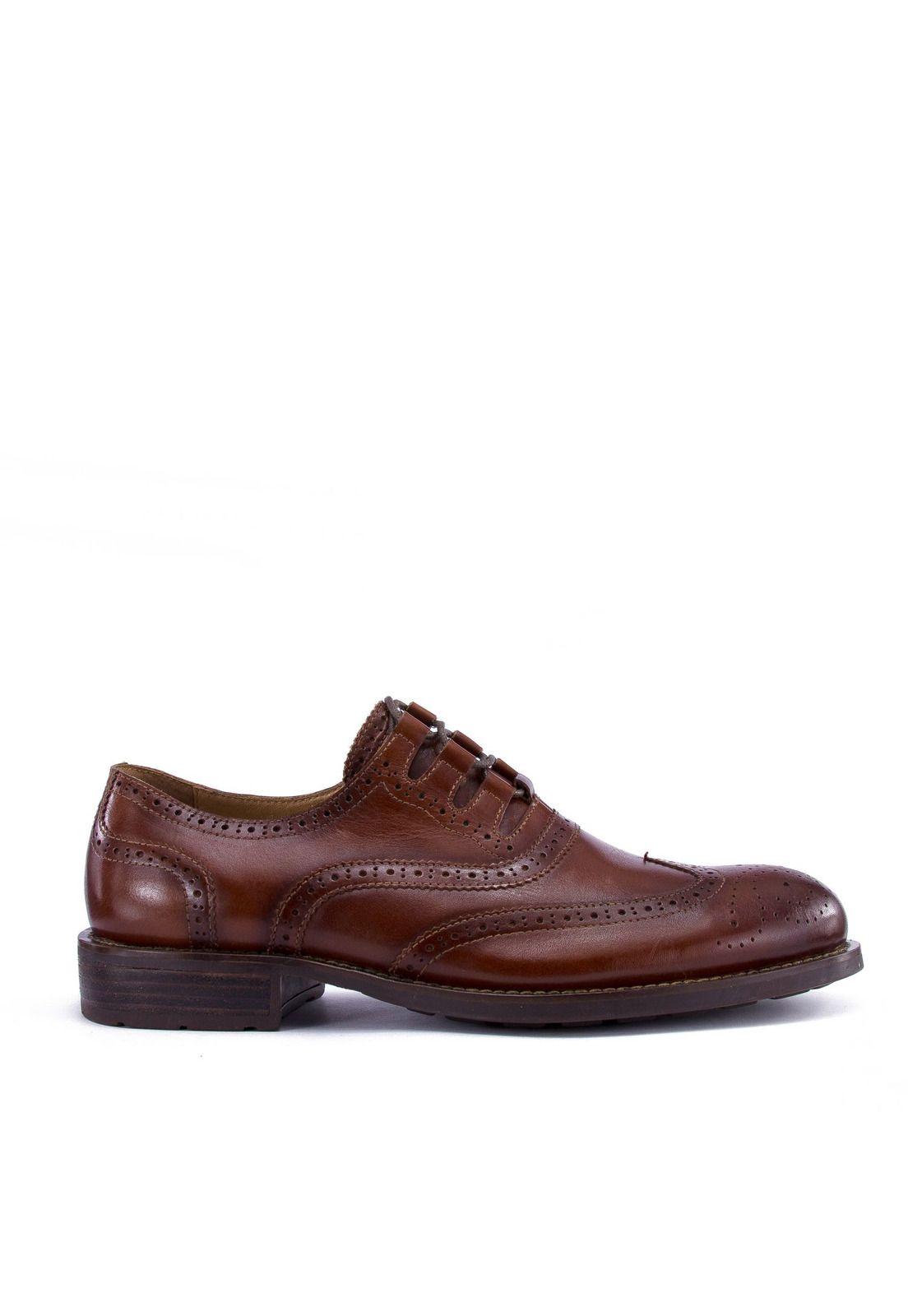 Zapato Henrick Vestir Chocolate-0