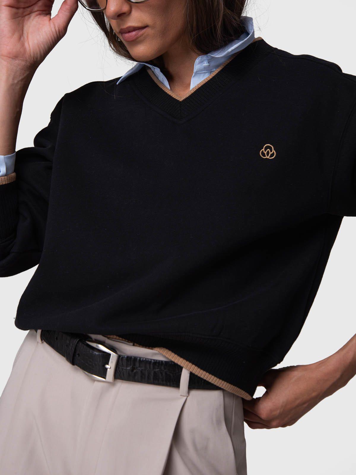 Polerón Crew Rec Negro-4