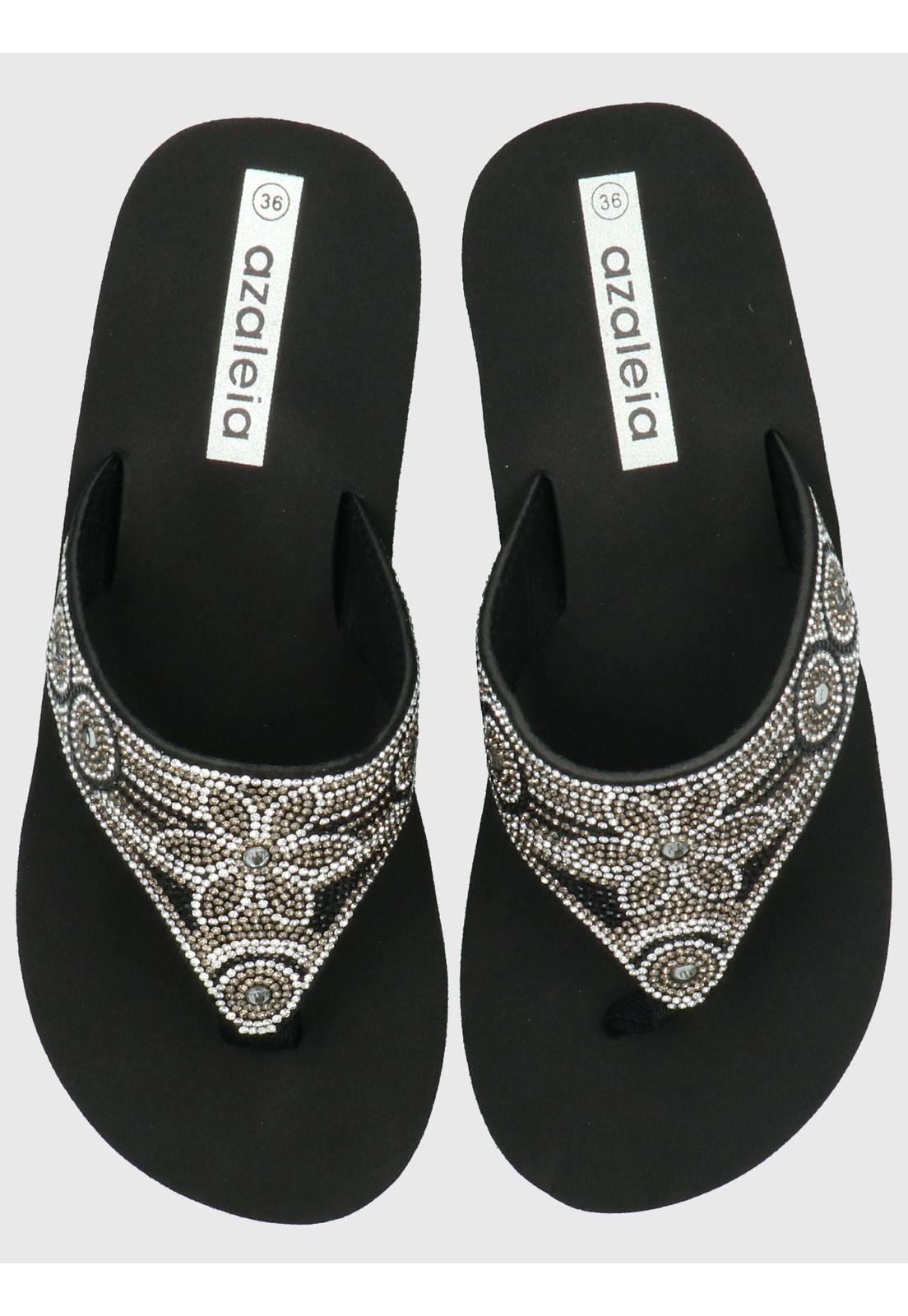 Hawaiana Mujer Donatella 1 Negro Brillante -6