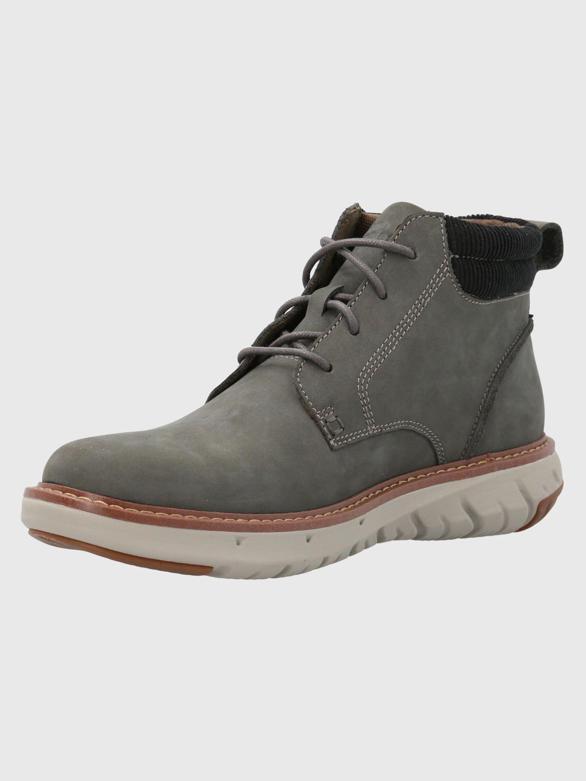 Botín Cuero Hombre Smart Lace Boot Gris-5