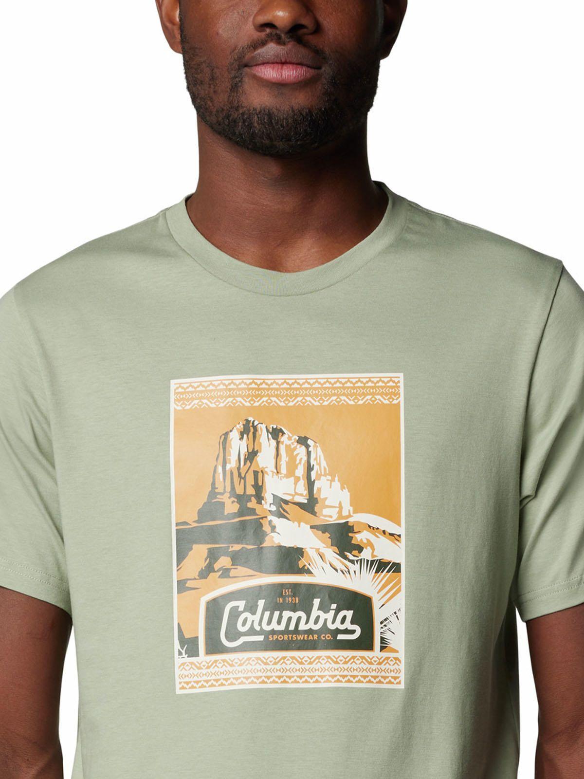 Polera Hombre Csc Seasonal Logo Verde-3