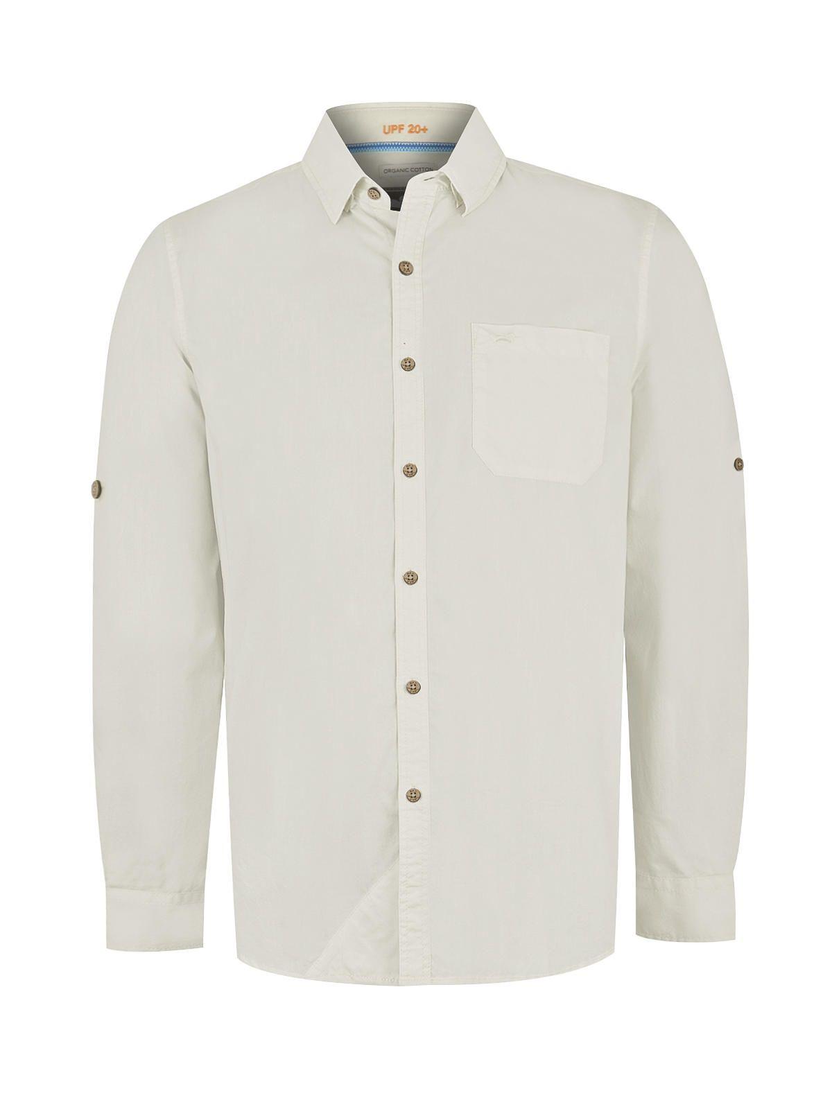 Camisa Algodón Orgánico Beige Galiton Hombre -0