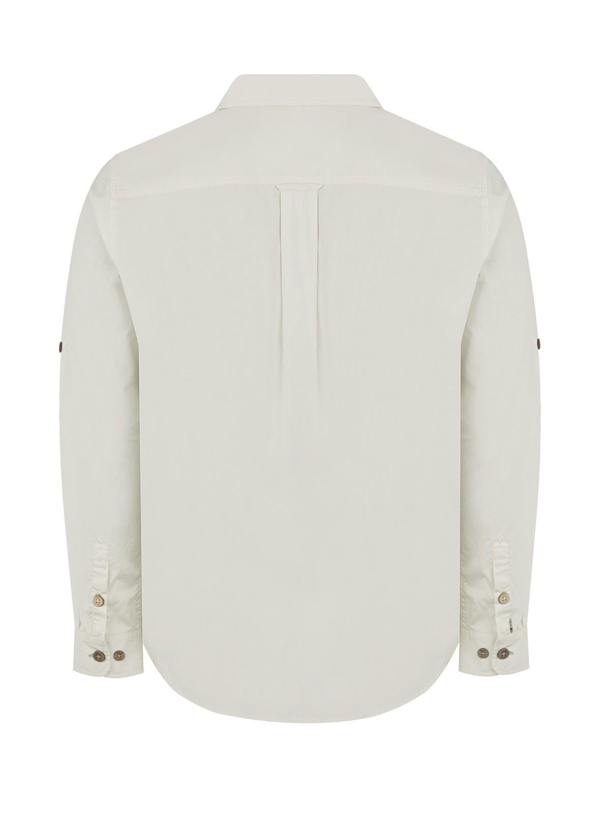 Camisa Algodón Orgánico Beige Galiton Hombre -1