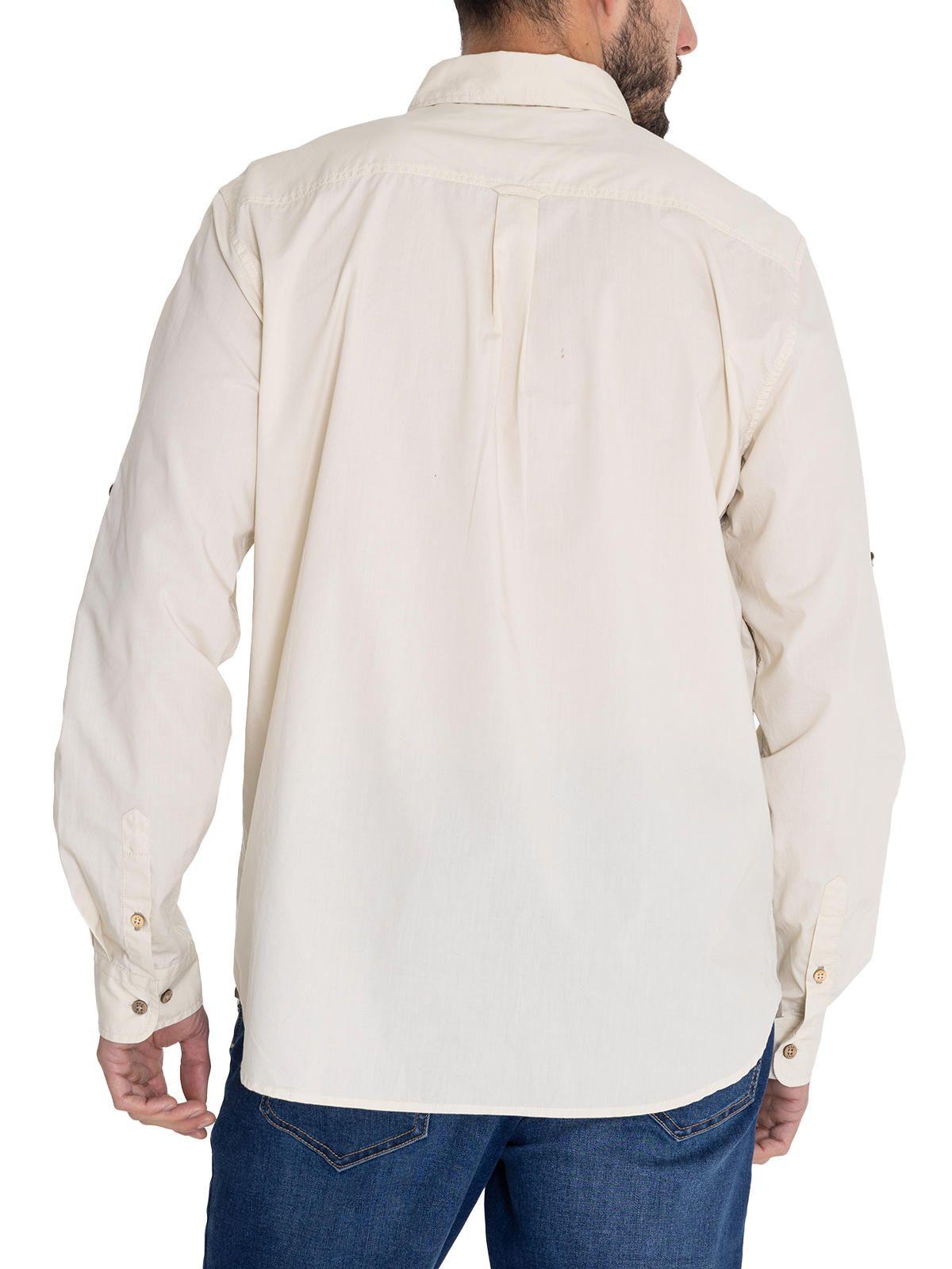 Camisa Algodón Orgánico Beige Galiton Hombre -7