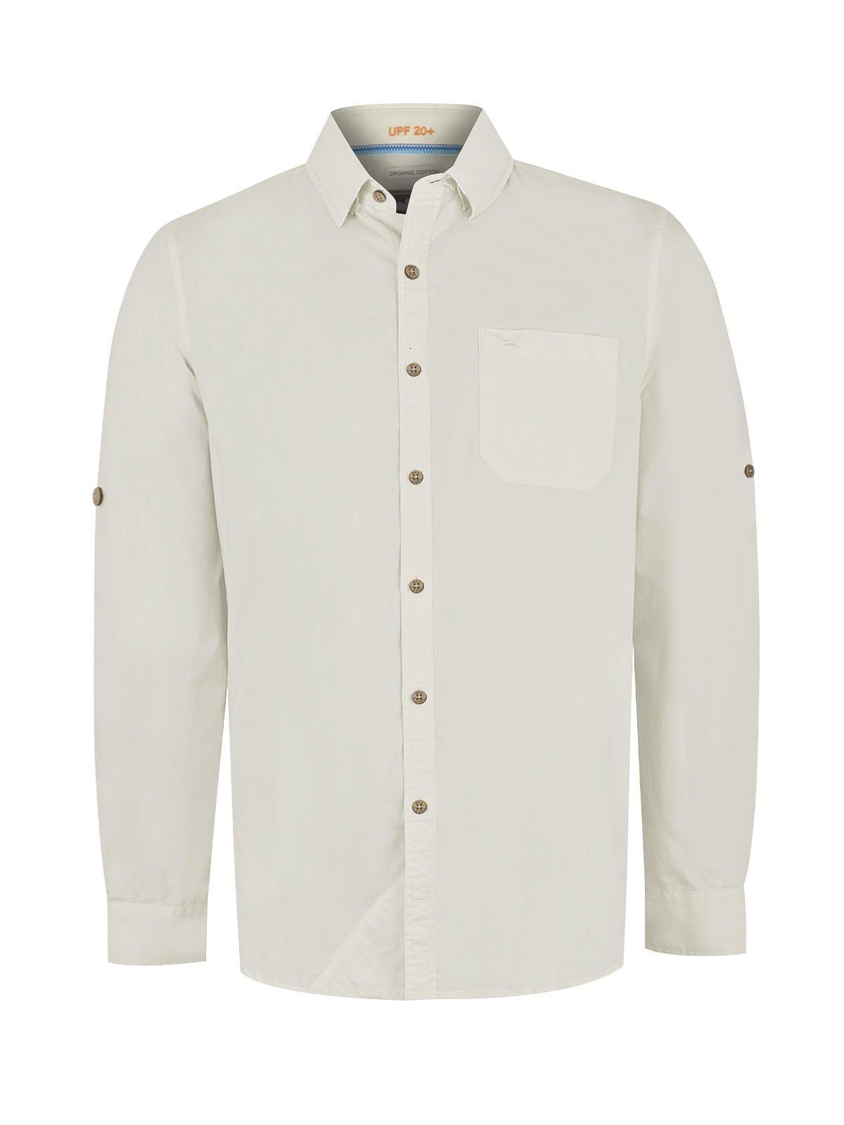 Camisa Algodón Orgánico Beige Galiton Hombre -0
