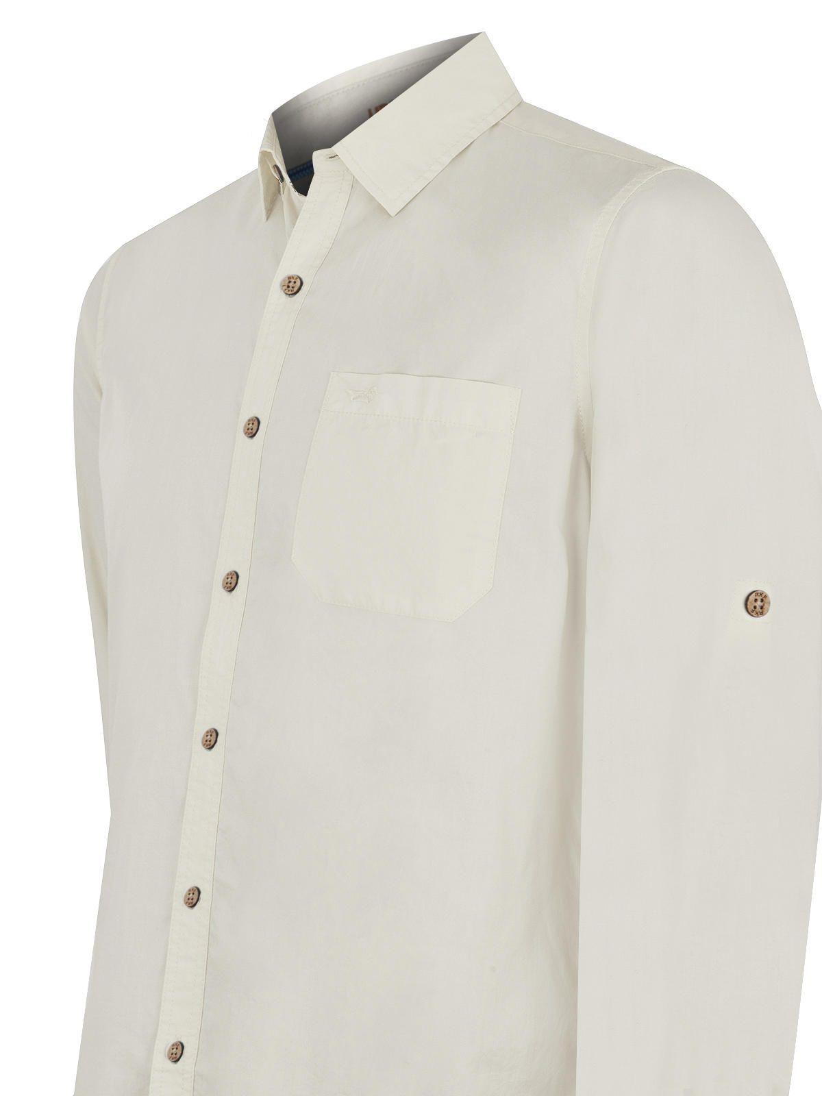 Camisa Algodón Orgánico Beige Galiton Hombre -3