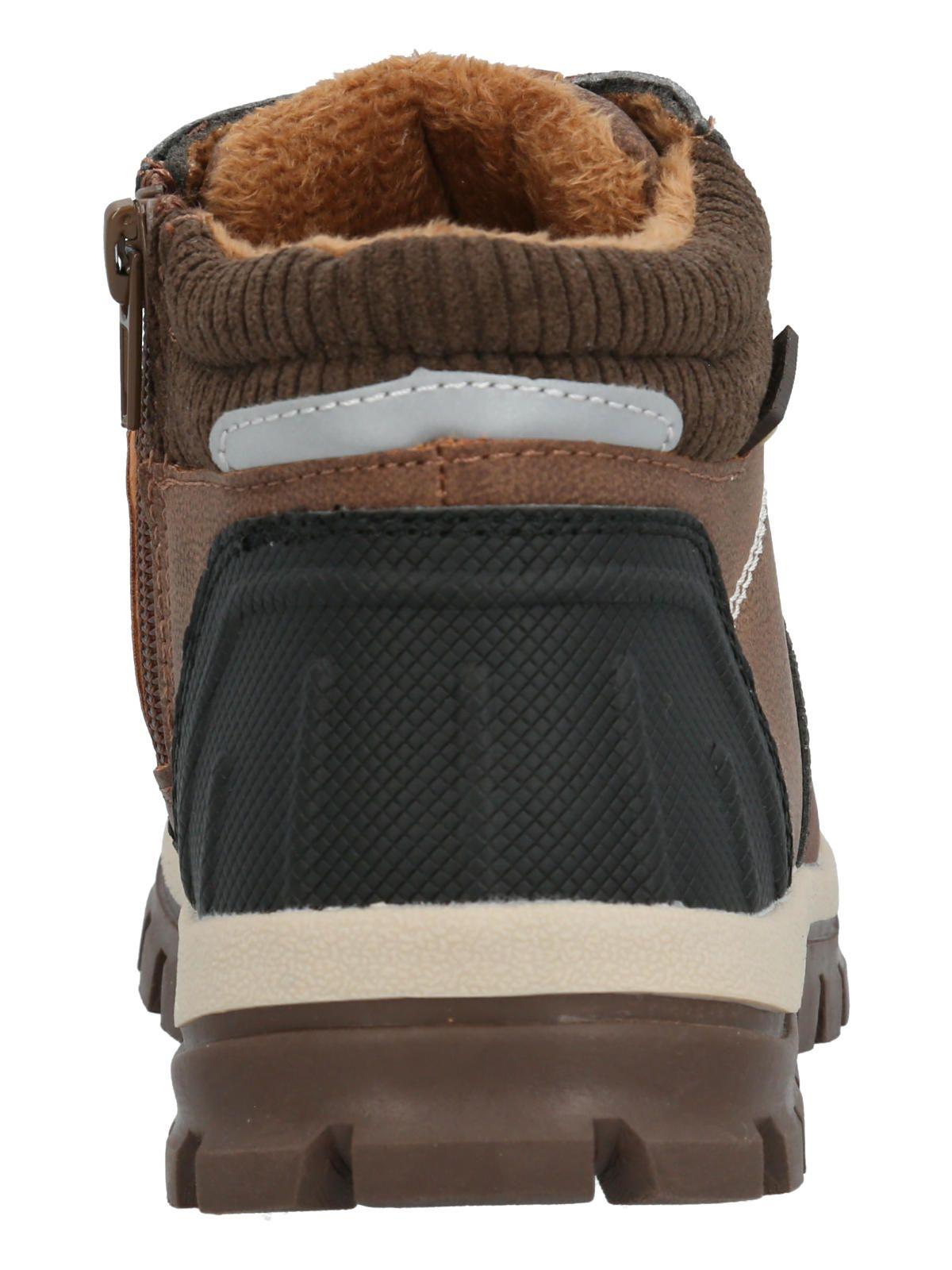 Botín Tesla 2 Niño Café-6