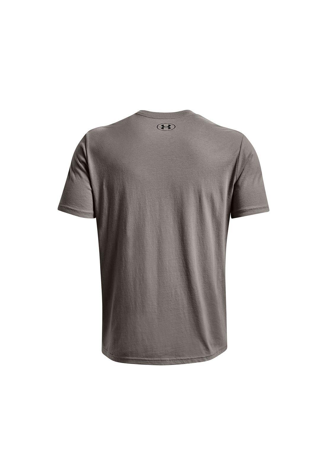 Polera manga corta UA Training Overlay hombre Gris-1