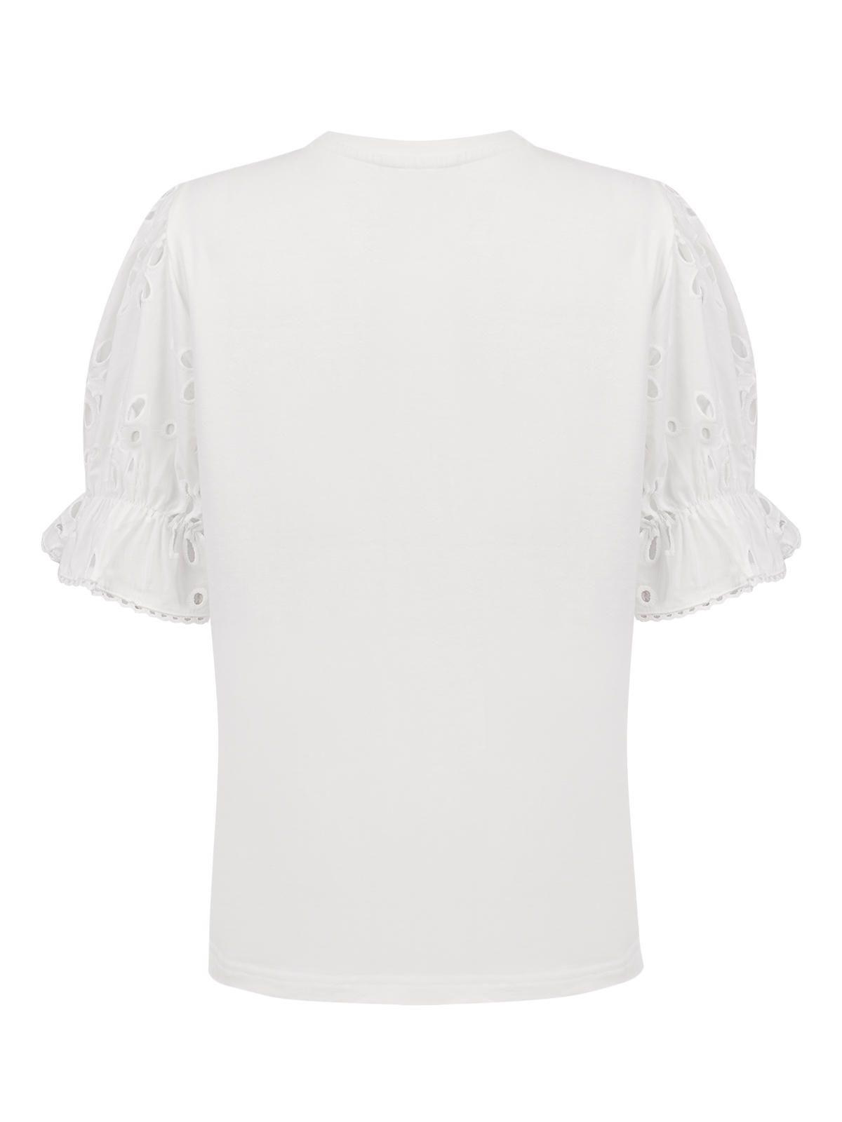 Polera Fibras Naturales Mujer Verbena Blanco-1