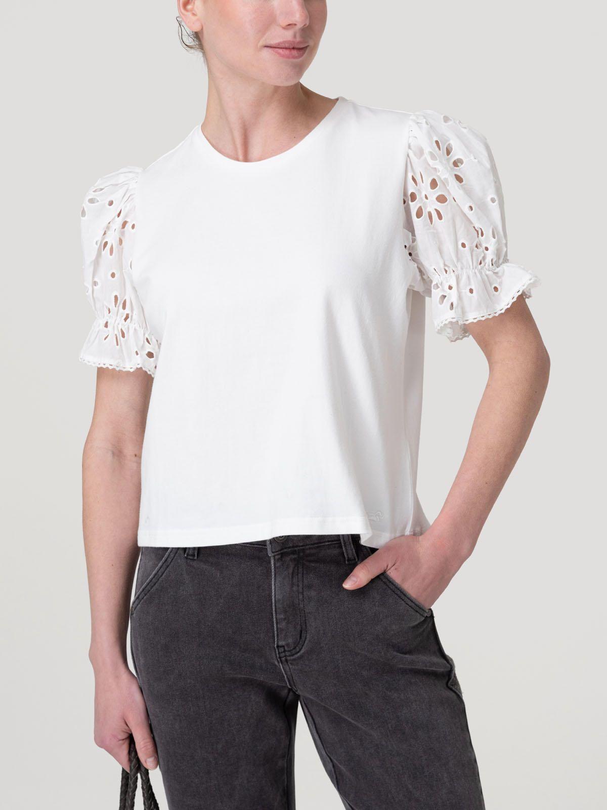 Polera Fibras Naturales Mujer Verbena Blanco-4