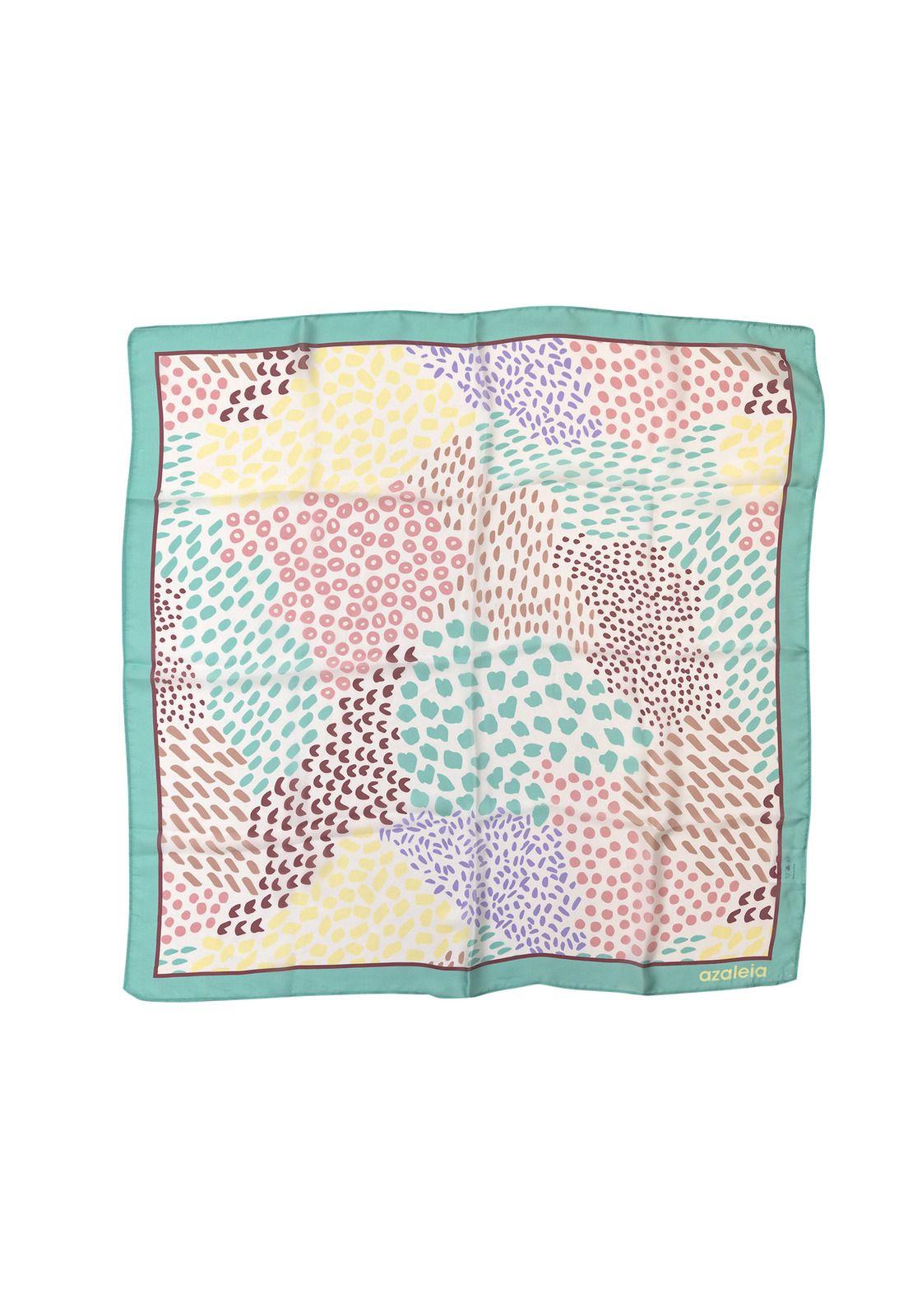 Pañuelo Color Scarf Verde Mujer-0