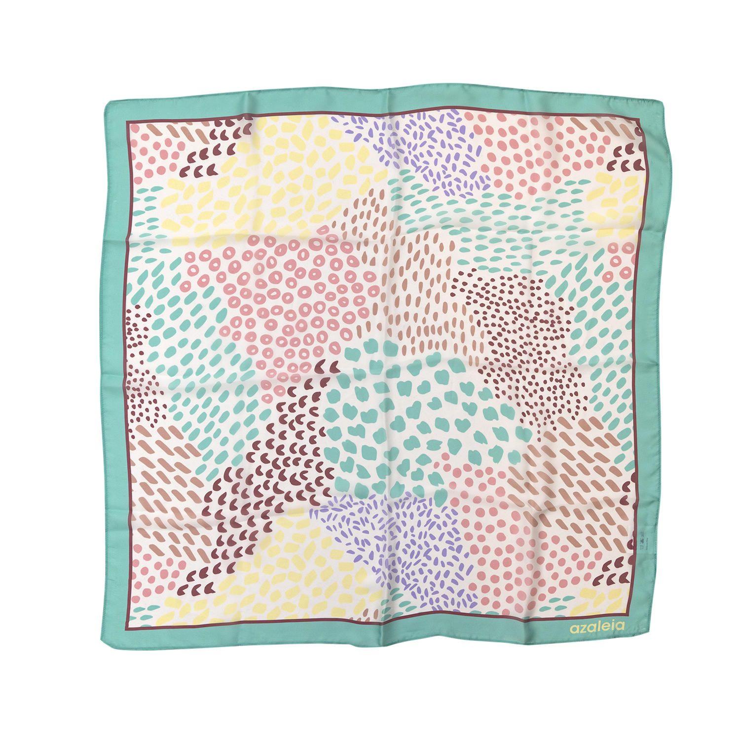 Pañuelo Color Scarf Verde Mujer-0