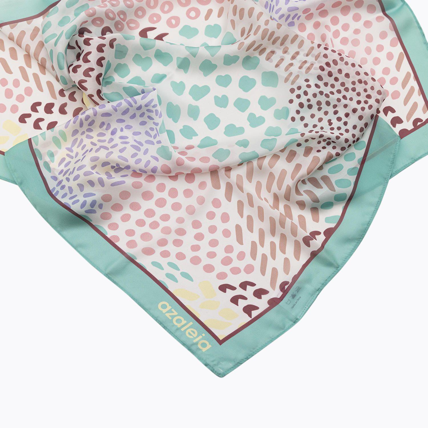 Pañuelo Color Scarf Verde Mujer-2