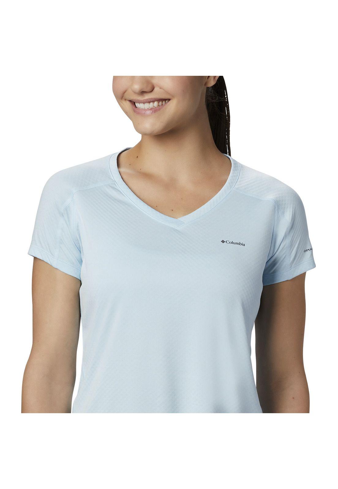 Polera Mujer Zero Rules Short Ss Celeste-1